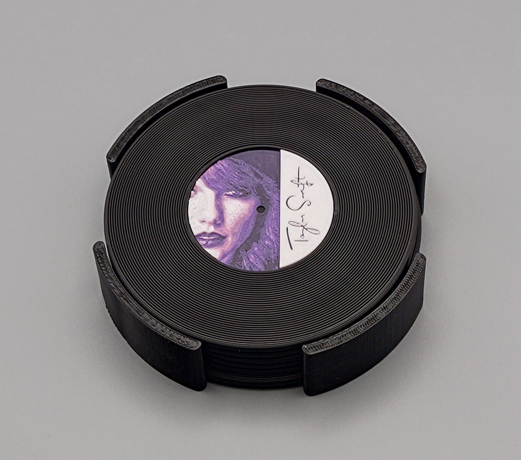 Record Coaster inspired by Taylor Swift - Fillywinkel