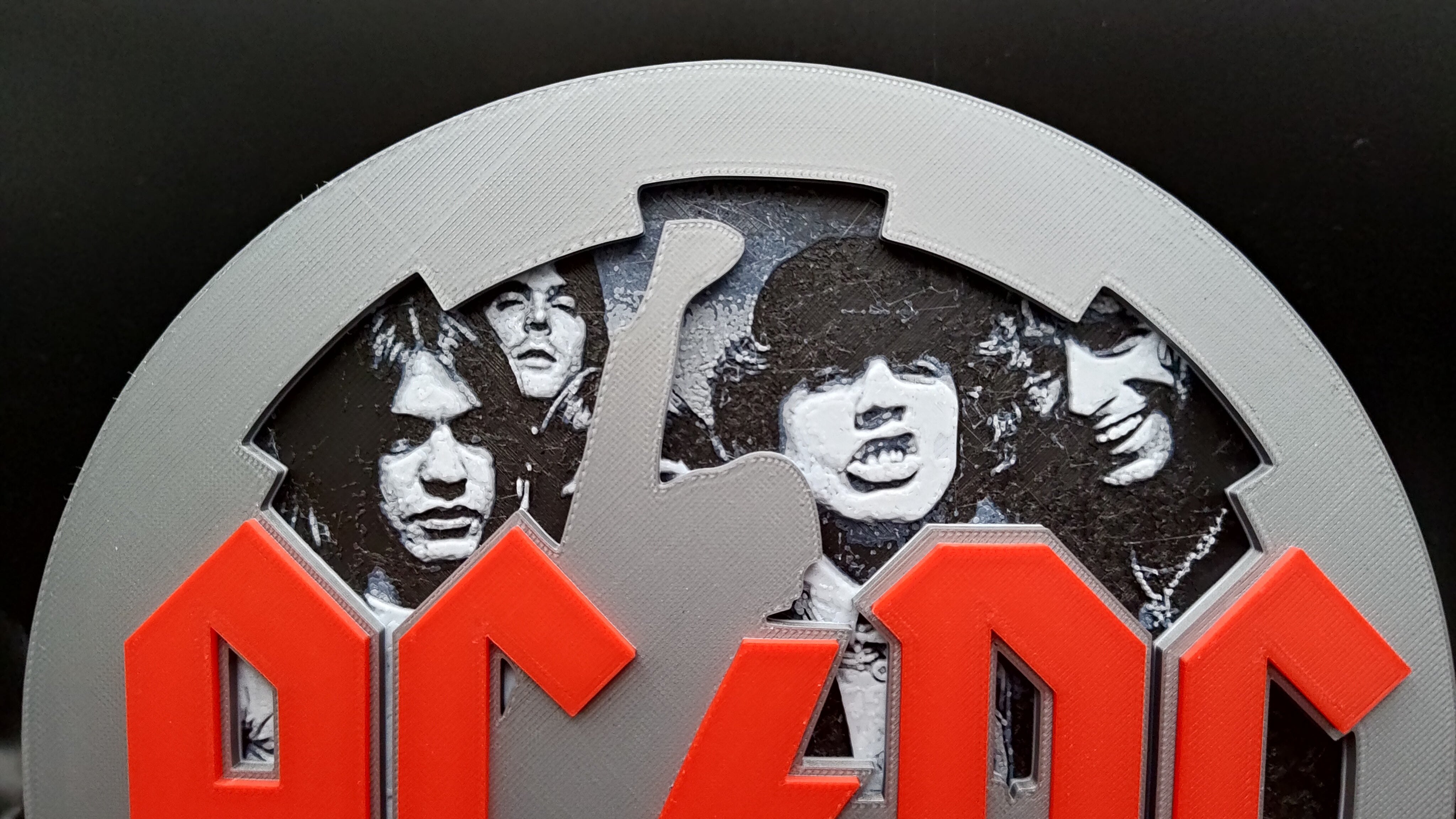 Display Plate inspired by ACDC - Fillywinkel