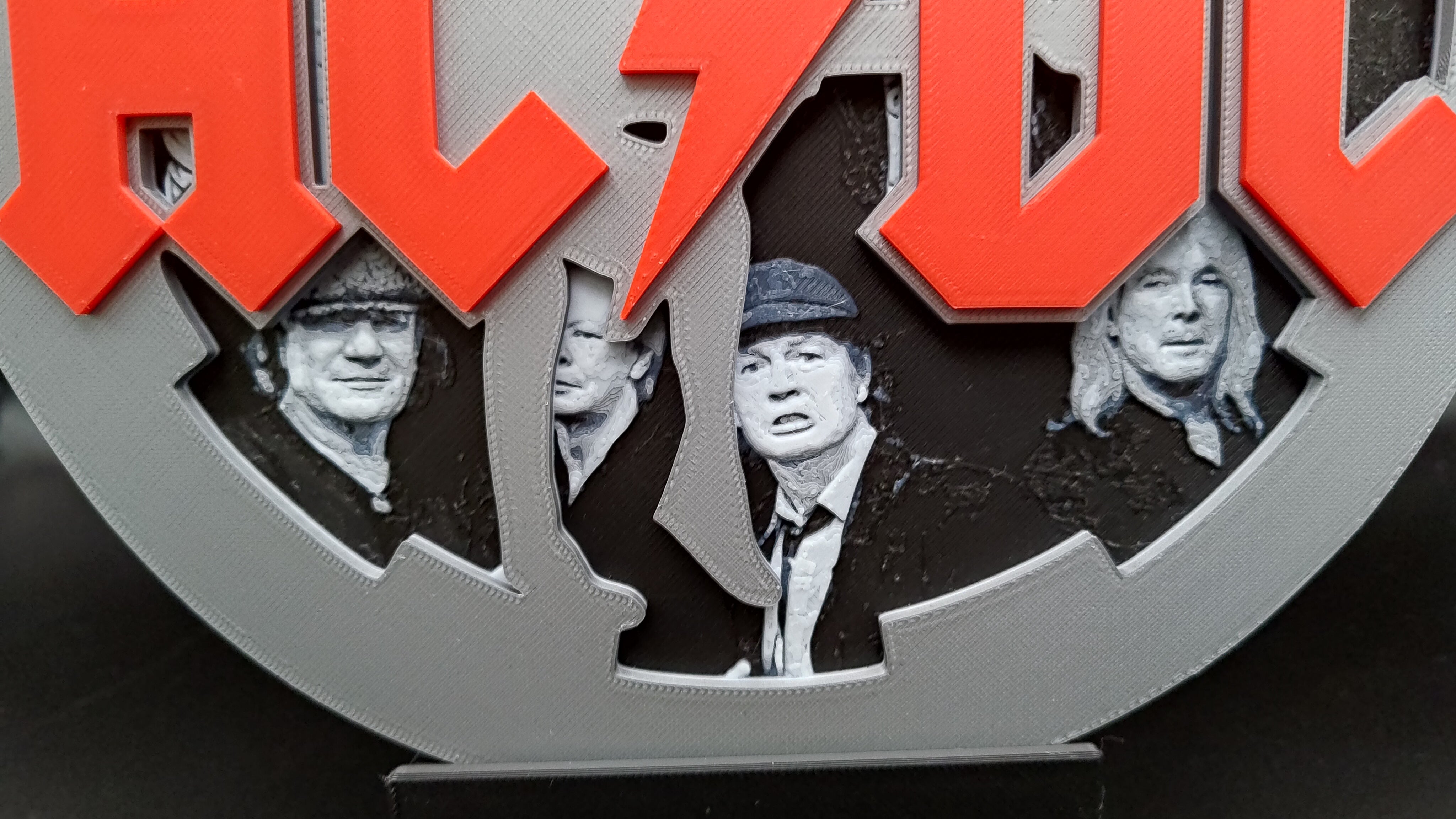 Display Plate inspired by ACDC - Fillywinkel