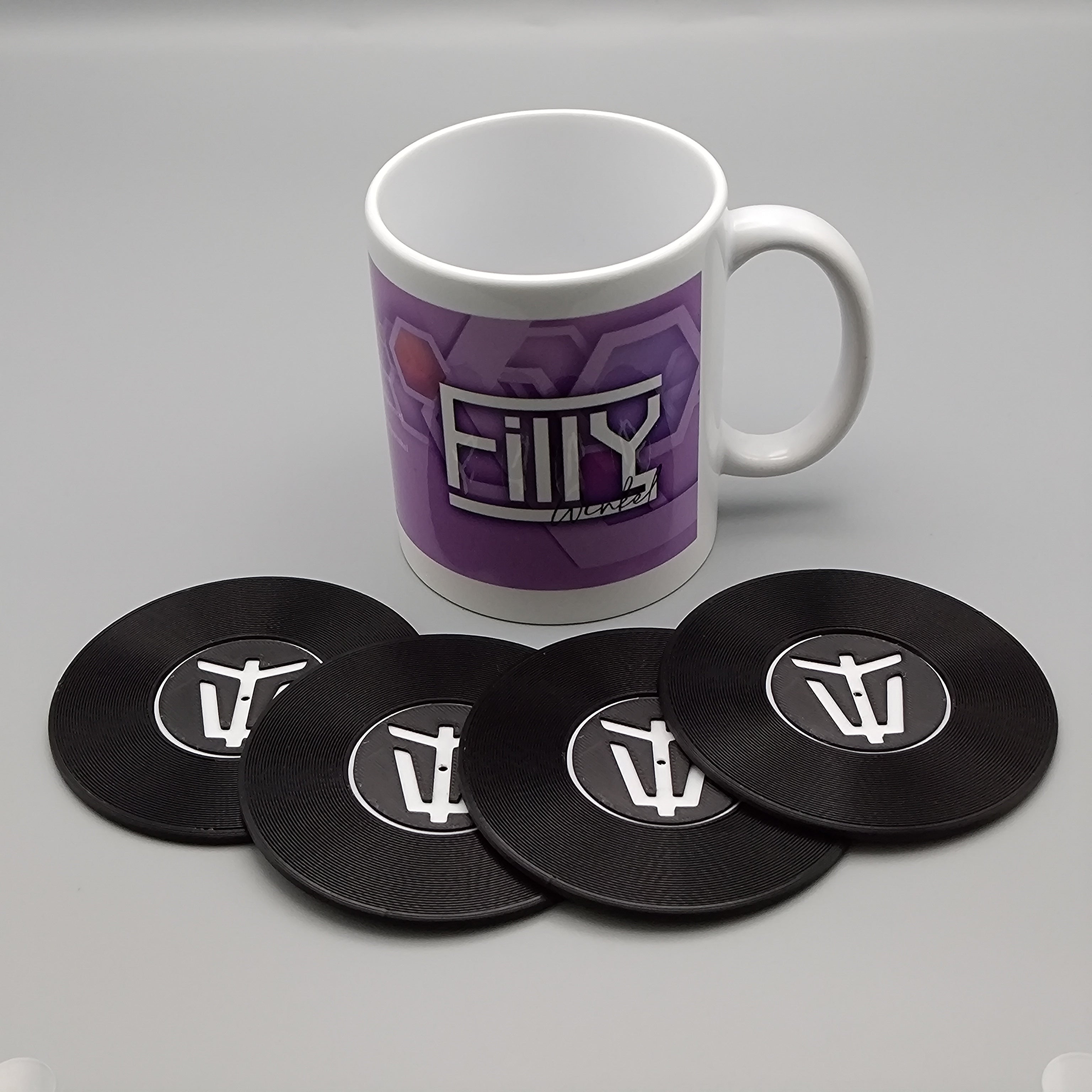 Record Coaster inspired by Within Temptation - Fillywinkel