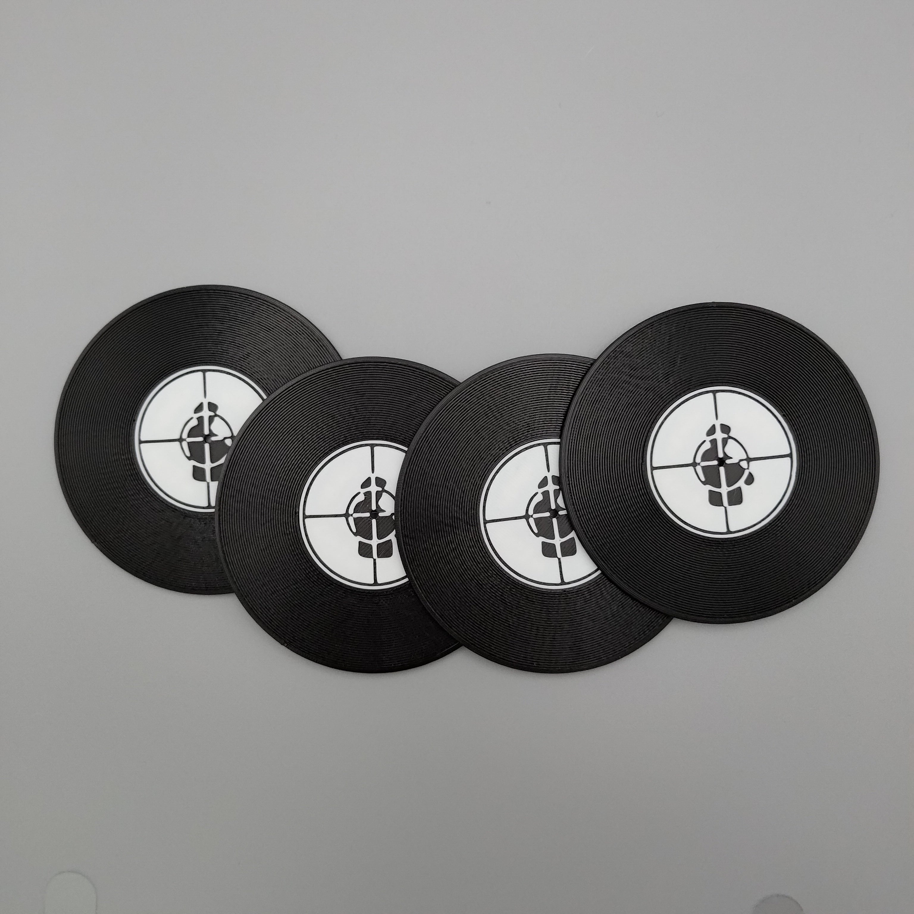 Record Coaster inspired by Public Enemy - Fillywinkel