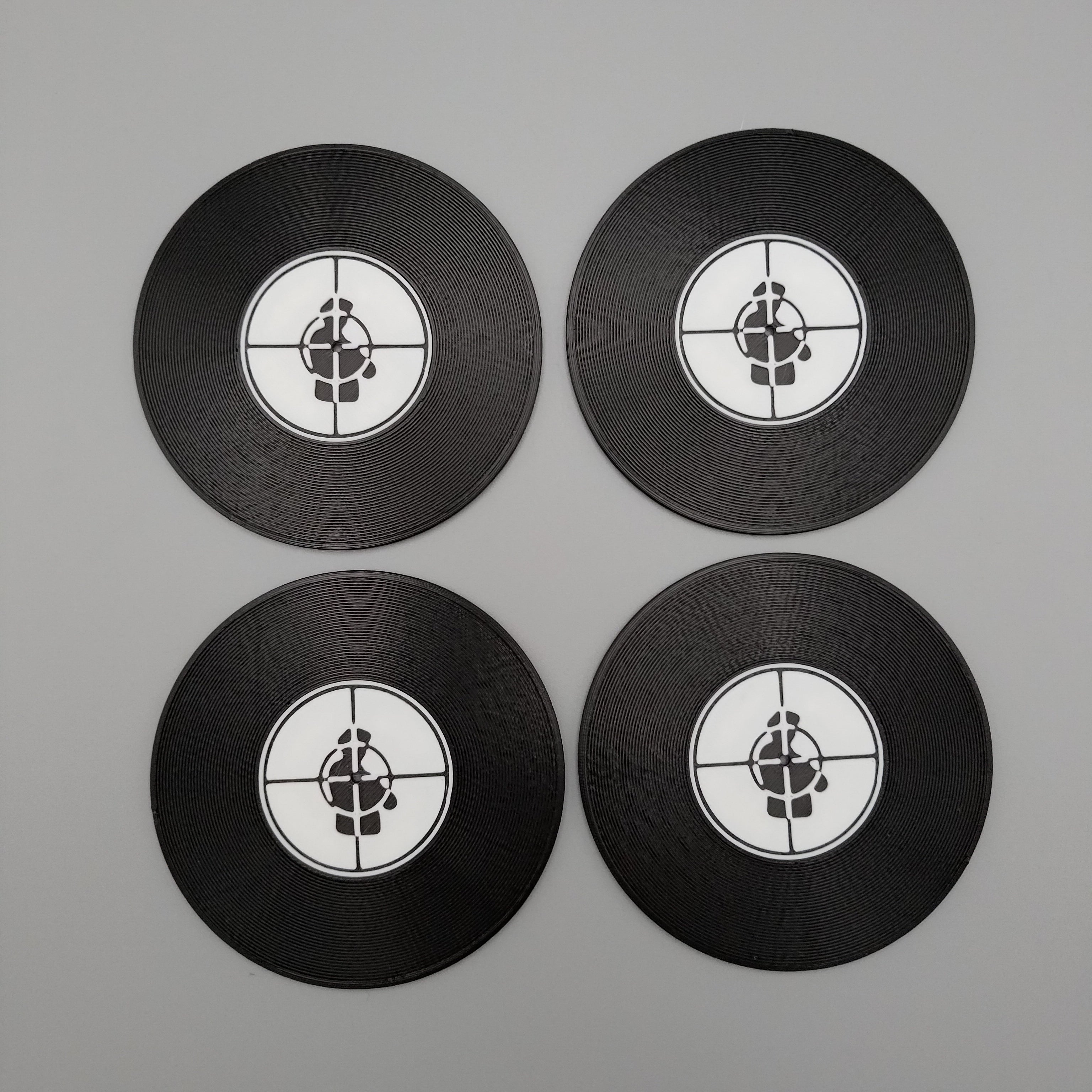 Record Coaster inspired by Public Enemy - Fillywinkel