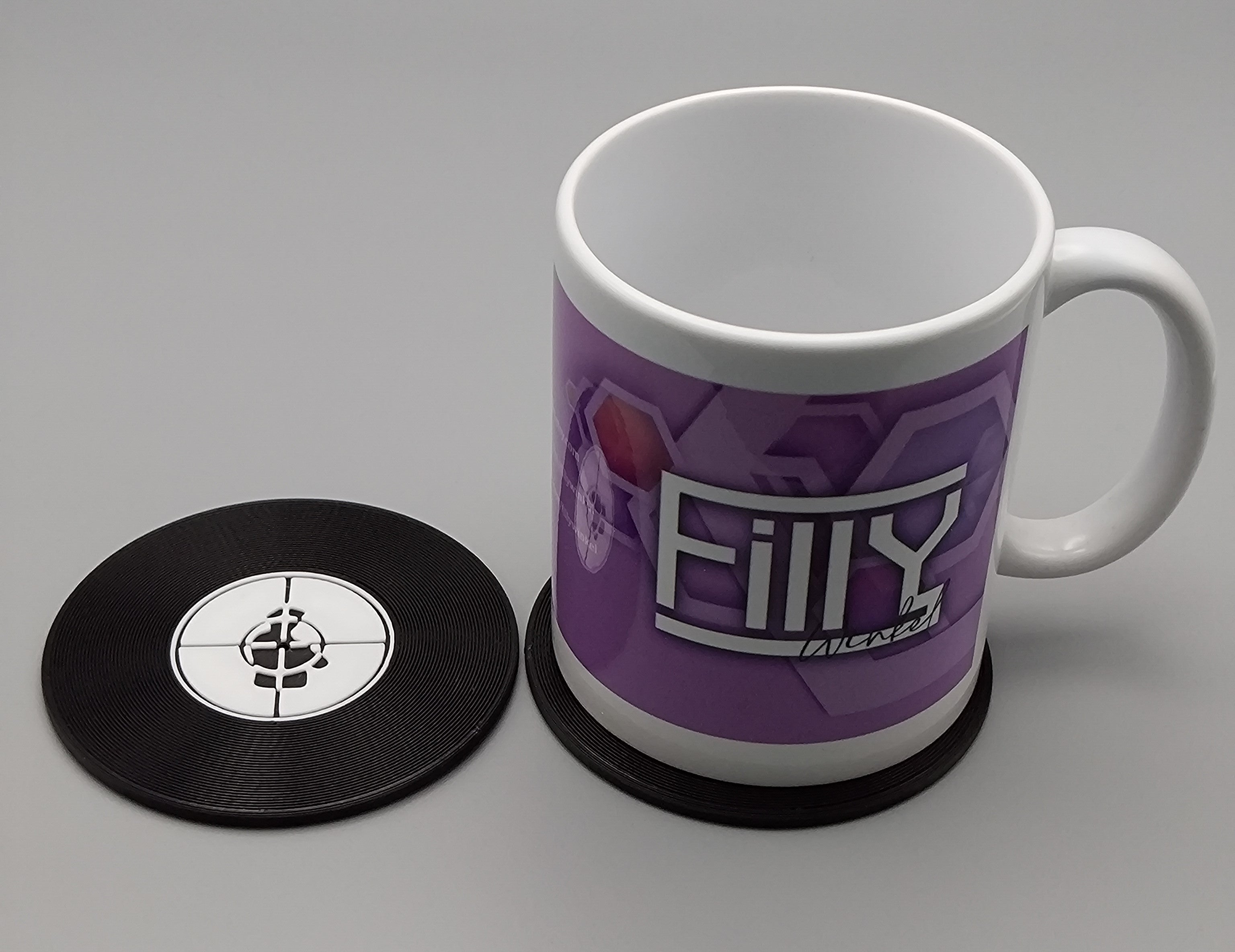 Record Coaster inspired by Public Enemy - Fillywinkel