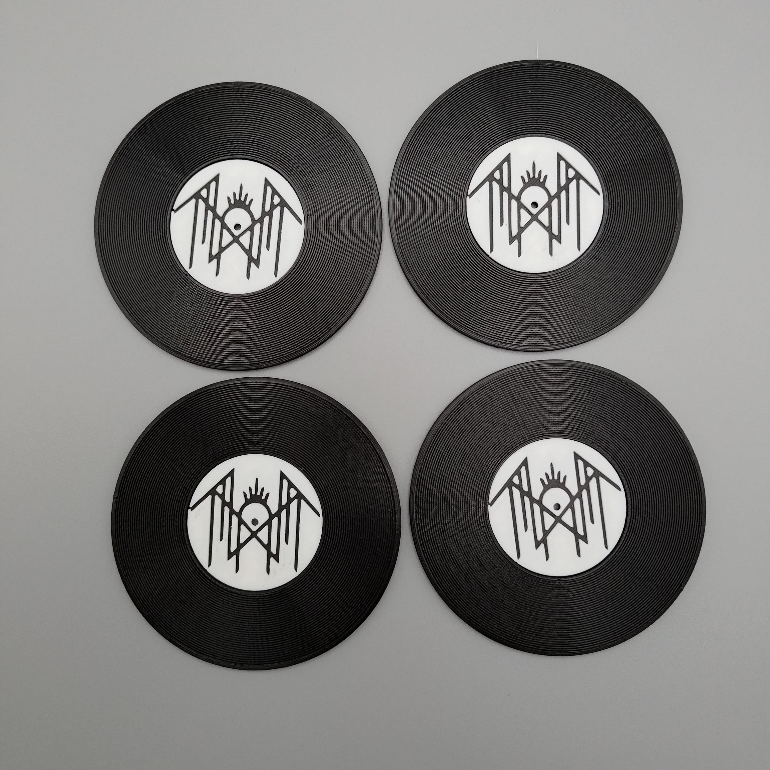 Record Coaster inspired by Sleep Token - Fillywinkel
