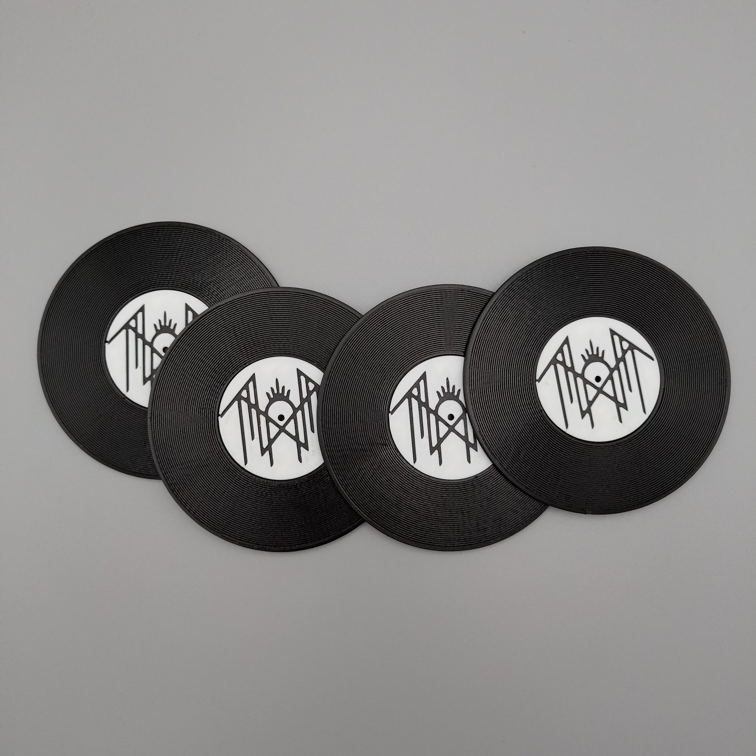 Record Coaster inspired by Sleep Token - Fillywinkel