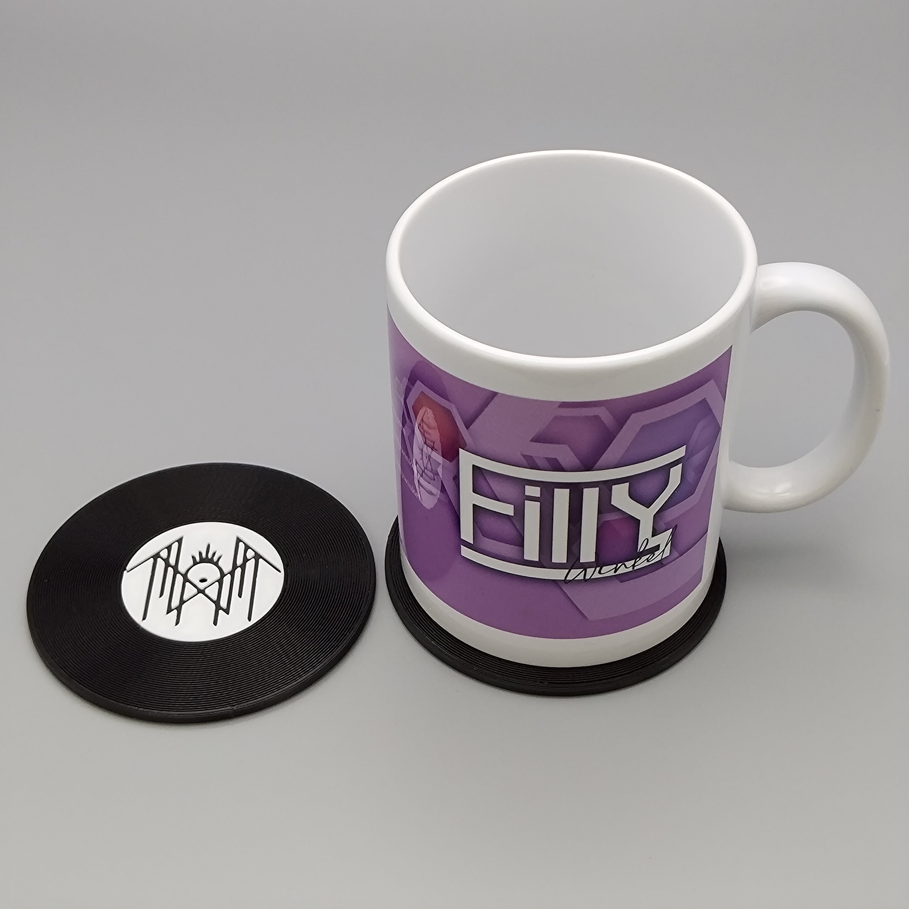 Record Coaster inspired by Sleep Token - Fillywinkel