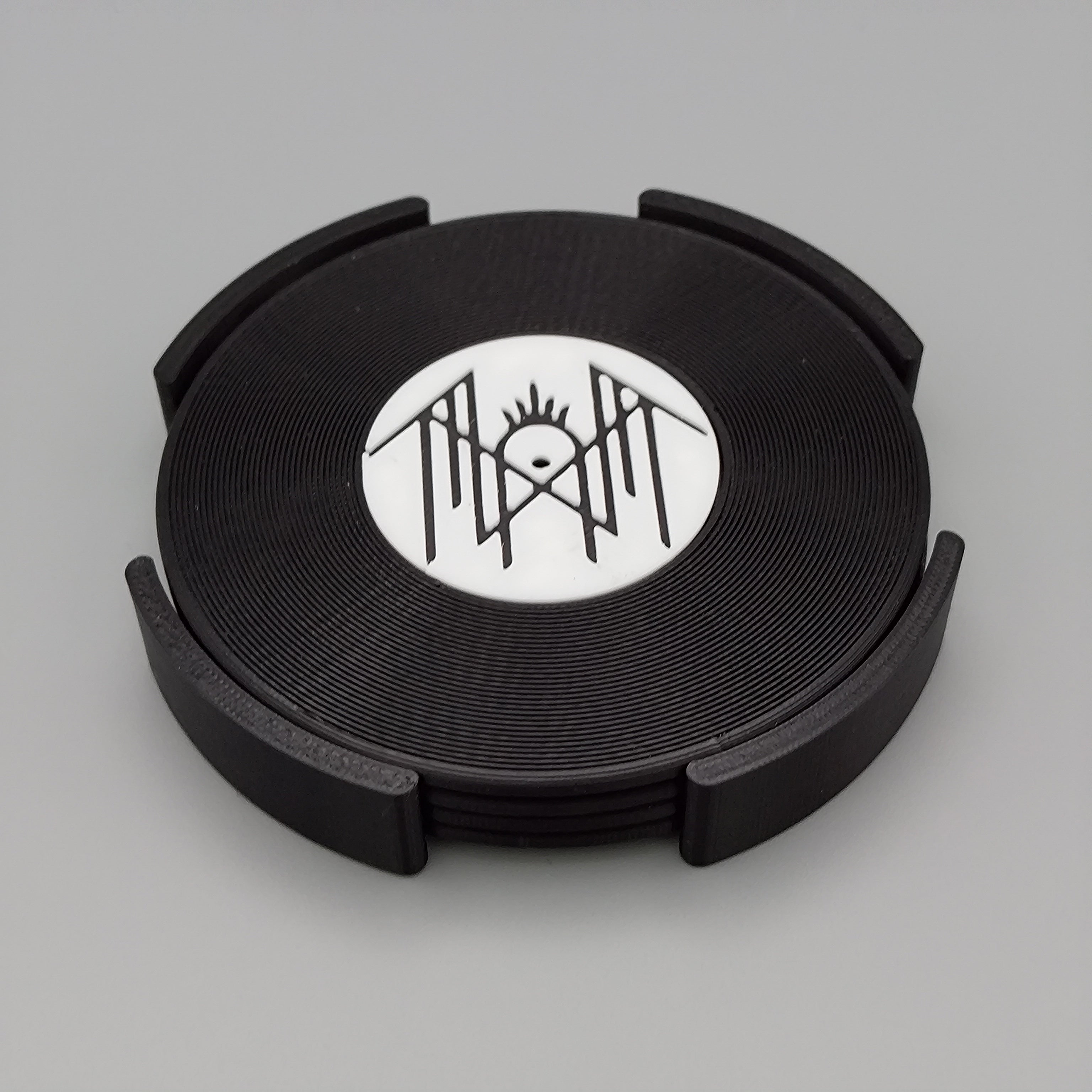 Record Coaster inspired by Sleep Token - Fillywinkel