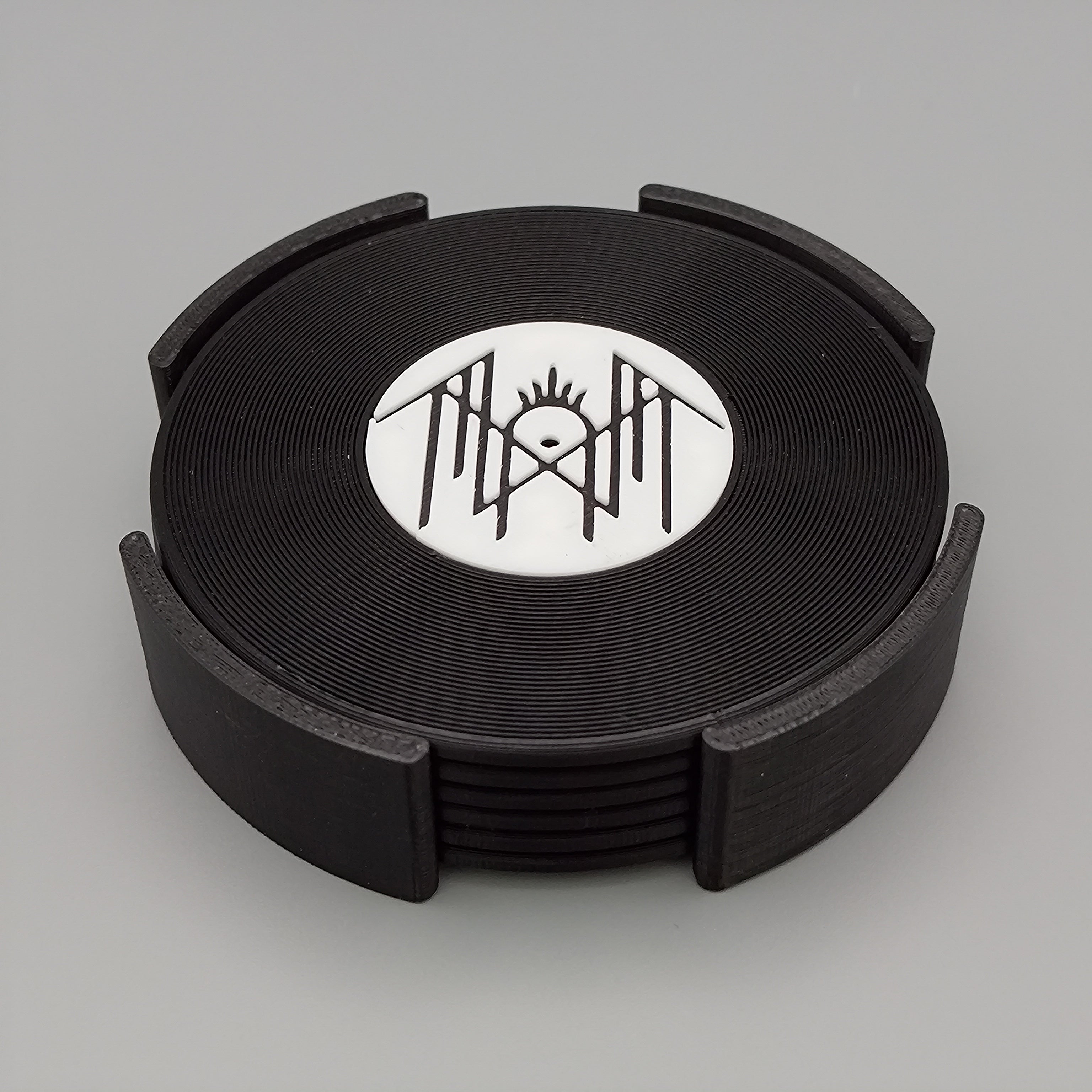 Record Coaster inspired by Sleep Token - Fillywinkel