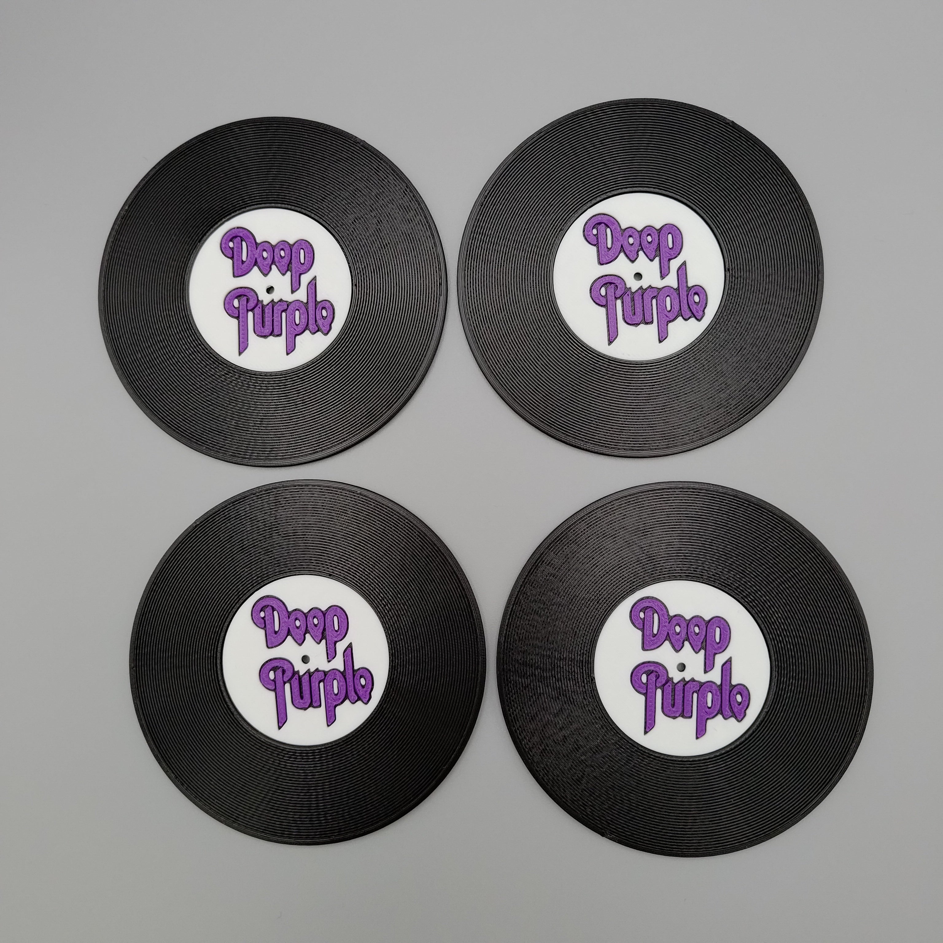 Record Coaster inspired by Deep Purple - Fillywinkel