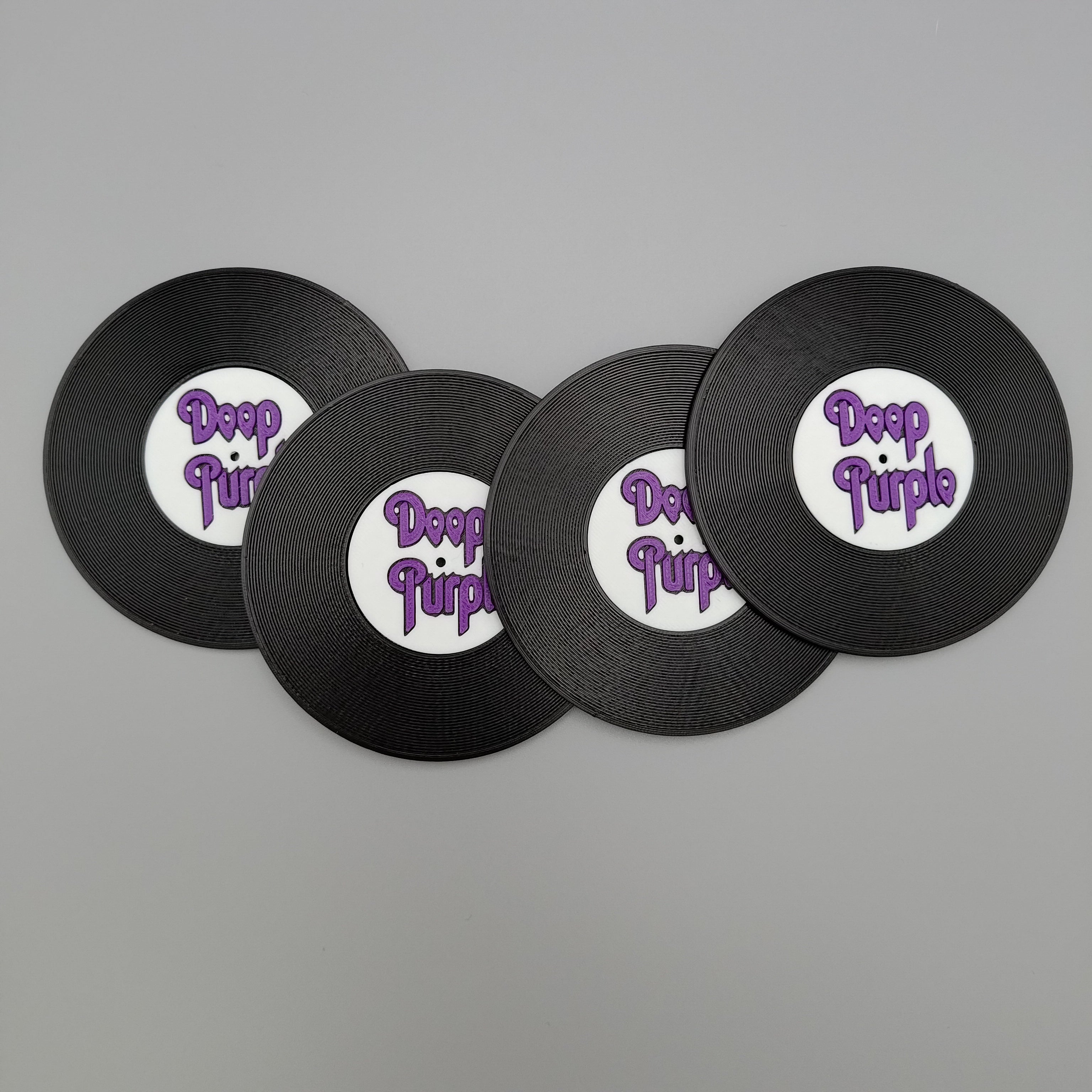 Record Coaster inspired by Deep Purple - Fillywinkel