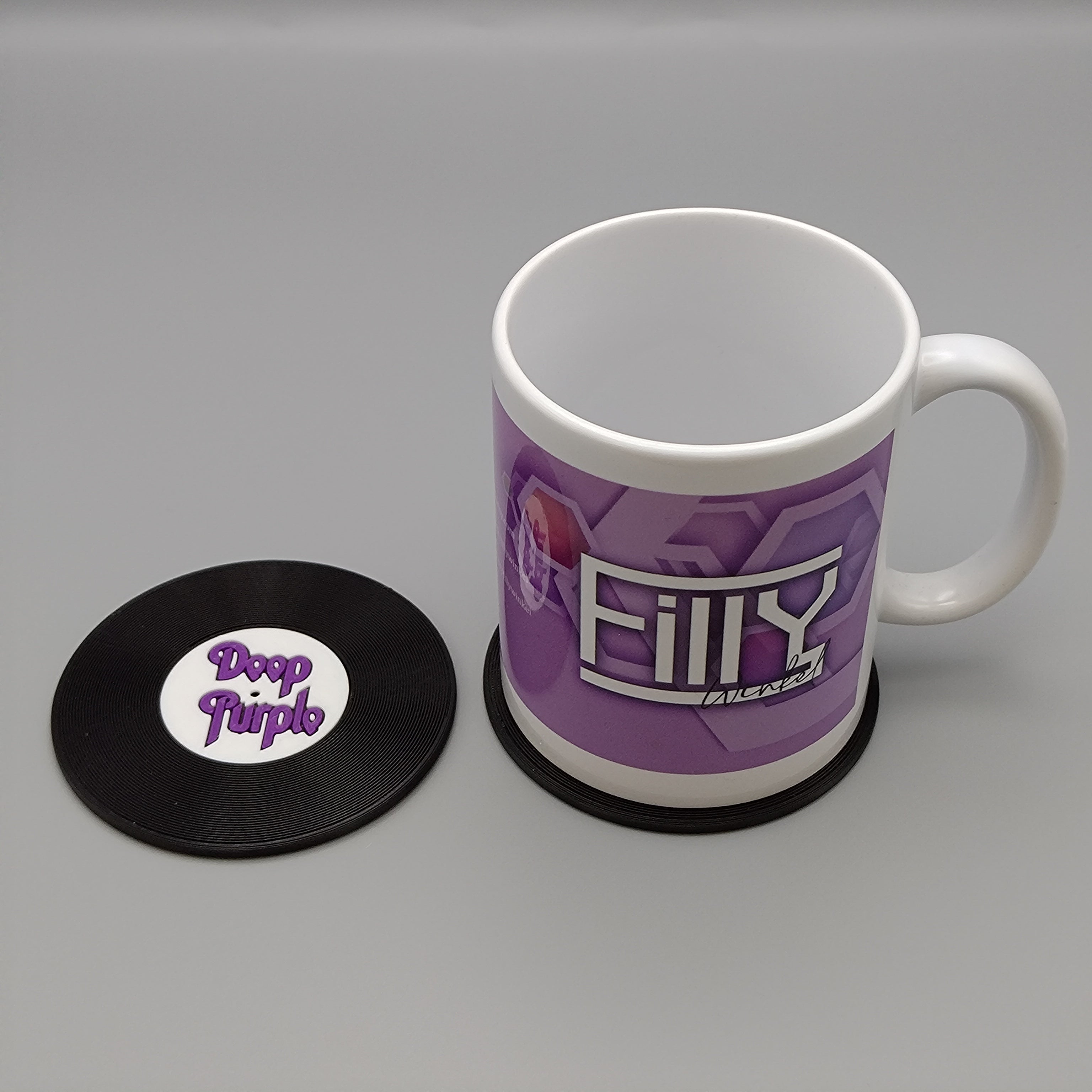 Record Coaster inspired by Deep Purple - Fillywinkel