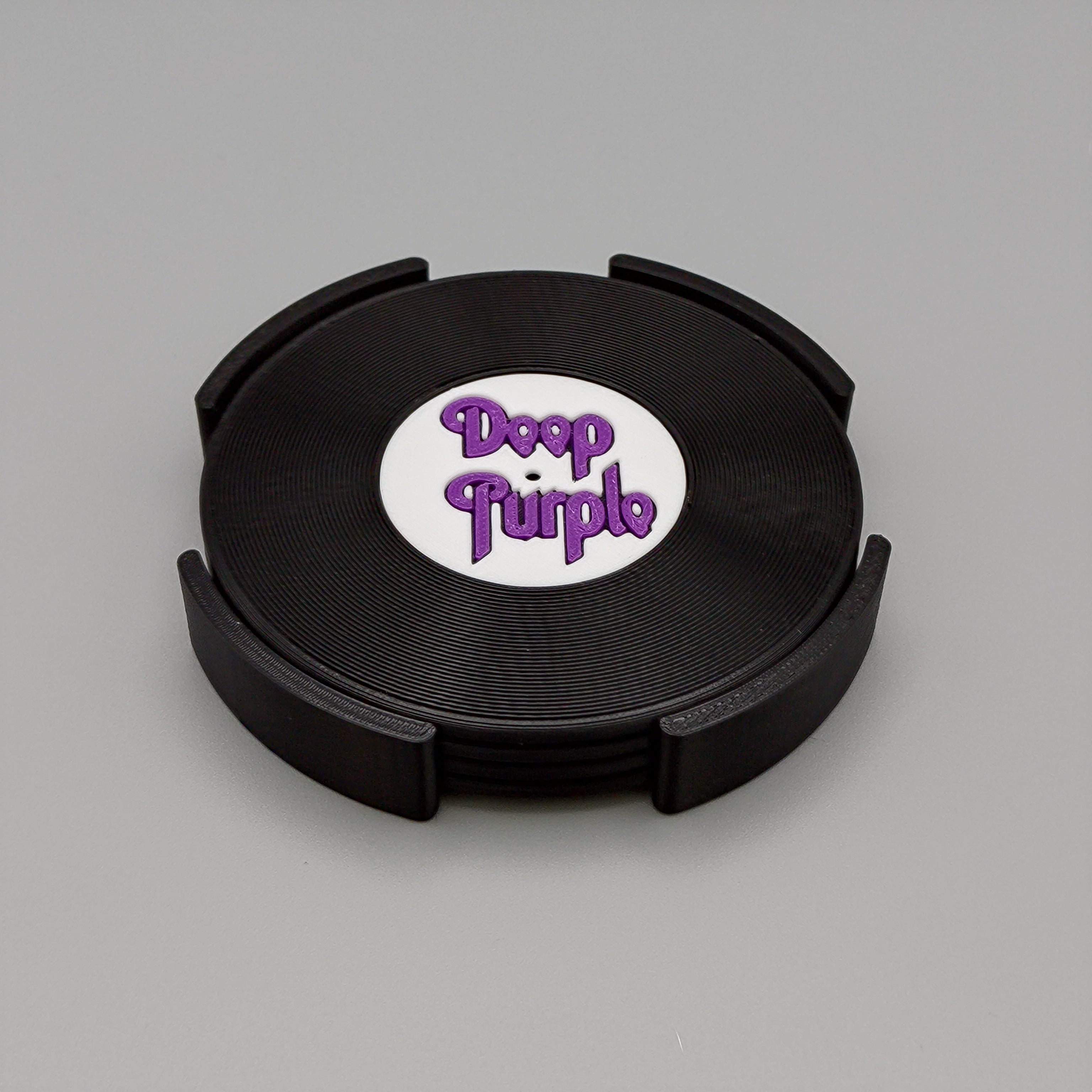 Record Coaster inspired by Deep Purple - Fillywinkel