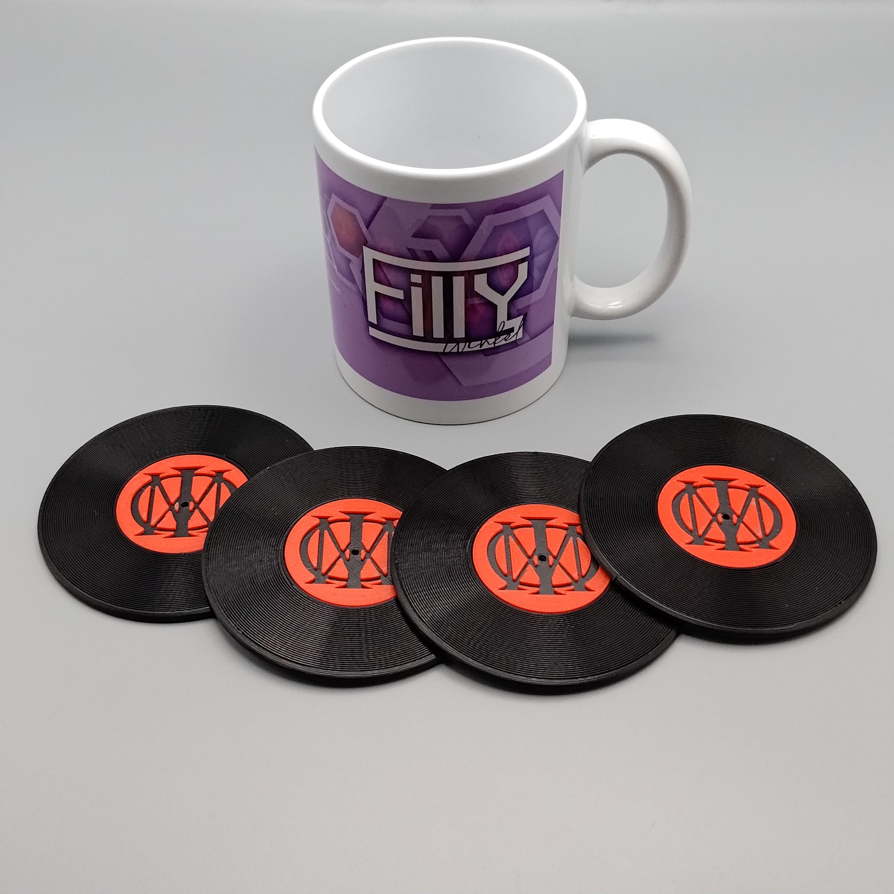 Record Coaster inspired by Dream Theater - Fillywinkel