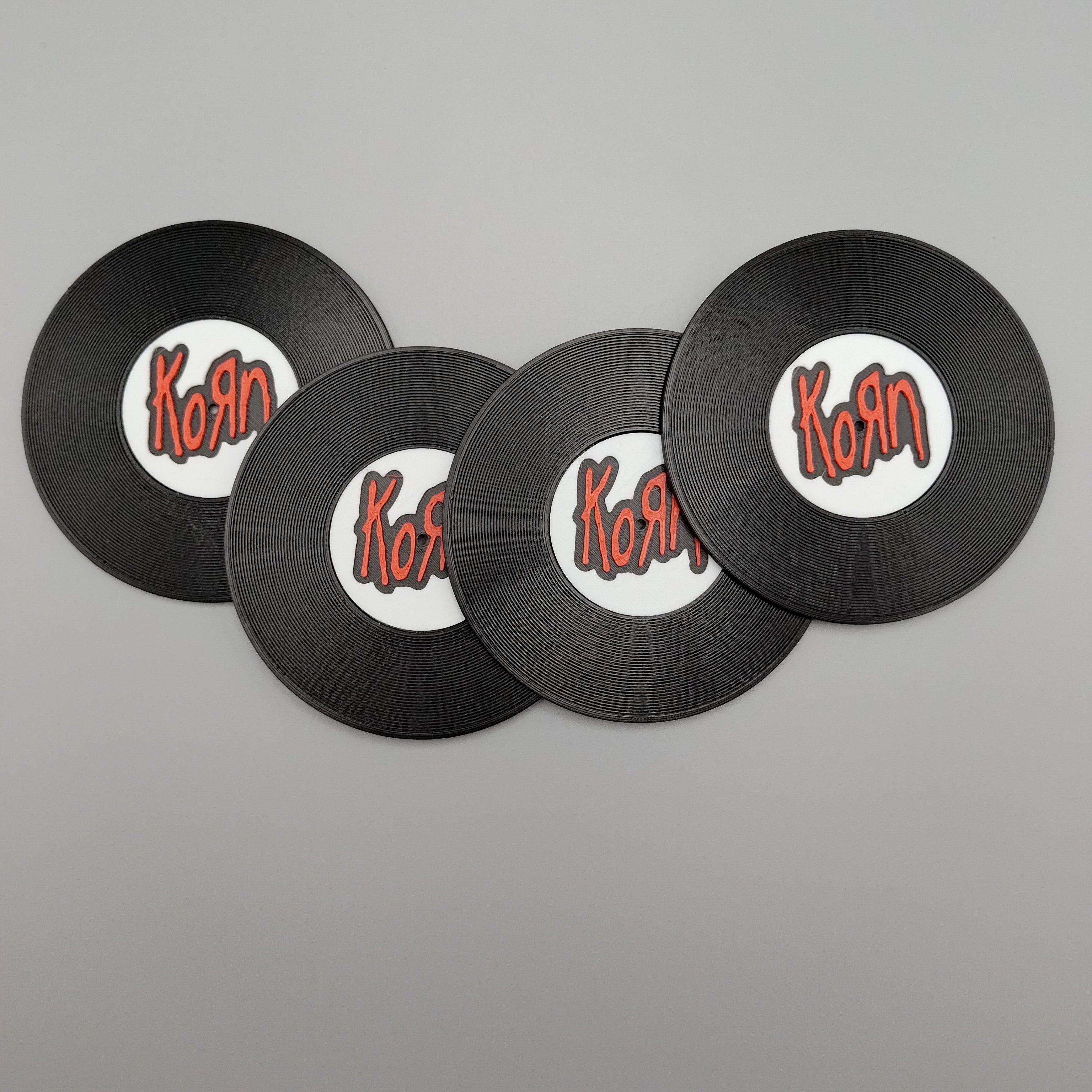 Record Coaster inspired by Korn - Fillywinkel