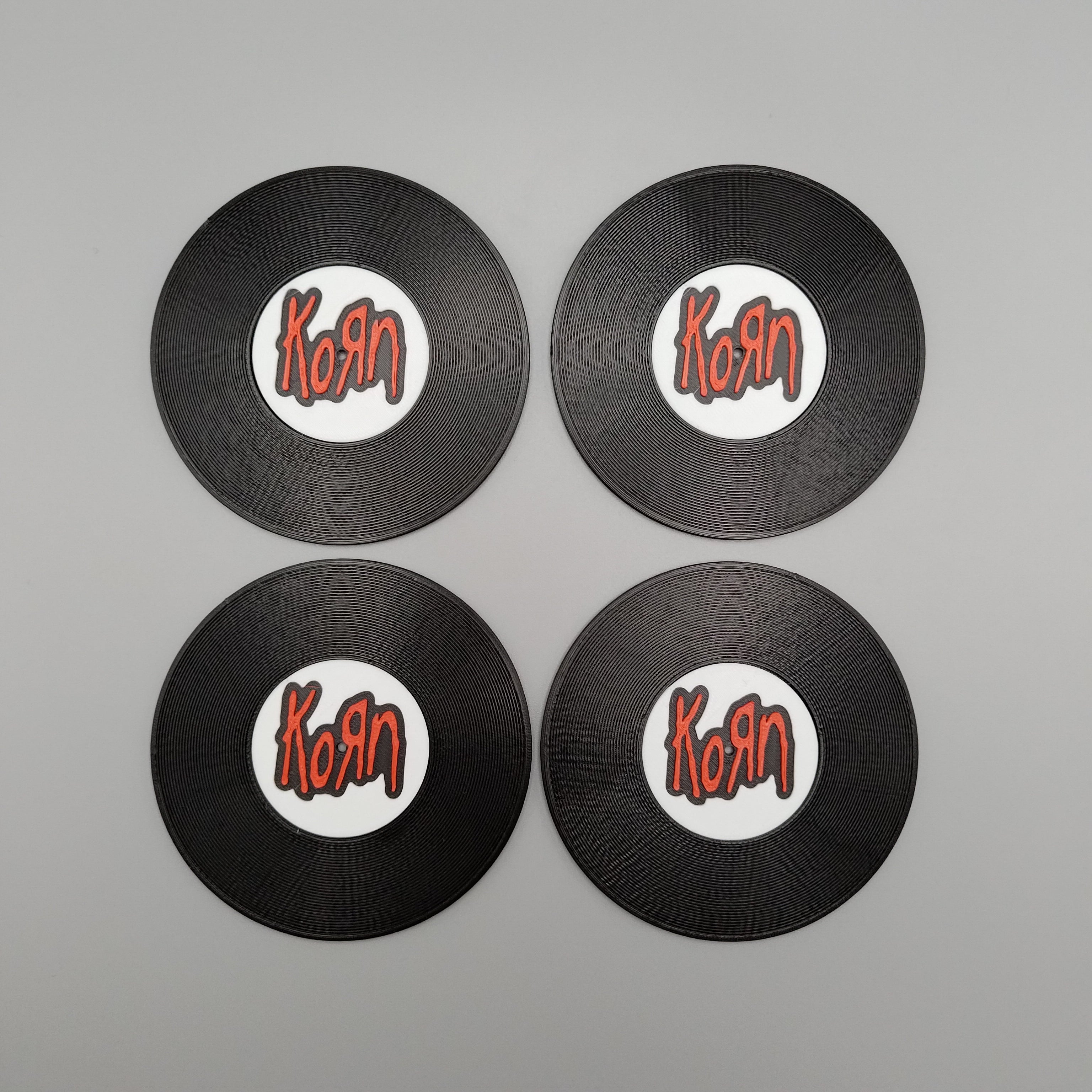 Record Coaster inspired by Korn - Fillywinkel