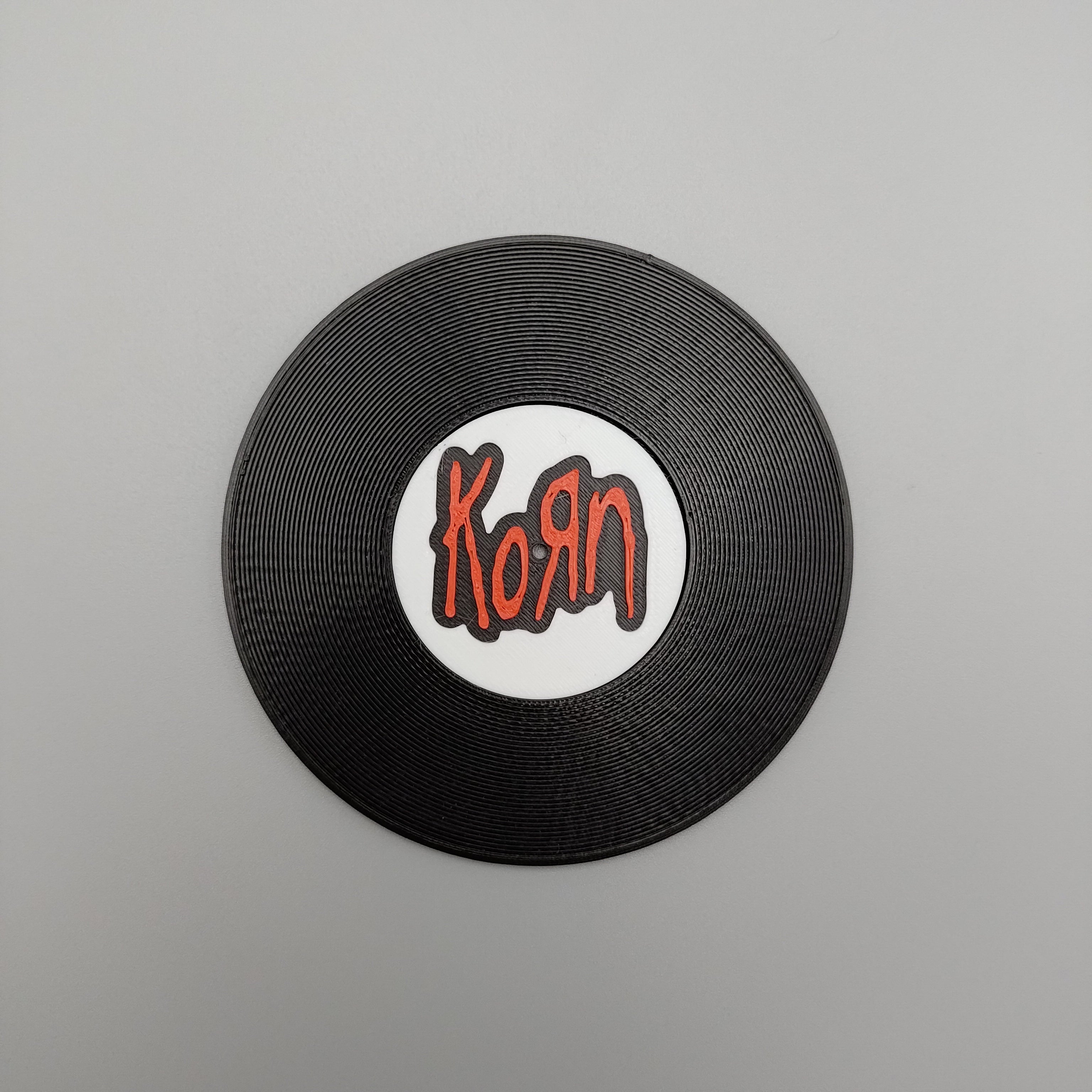 Record Coaster inspired by Korn - Fillywinkel