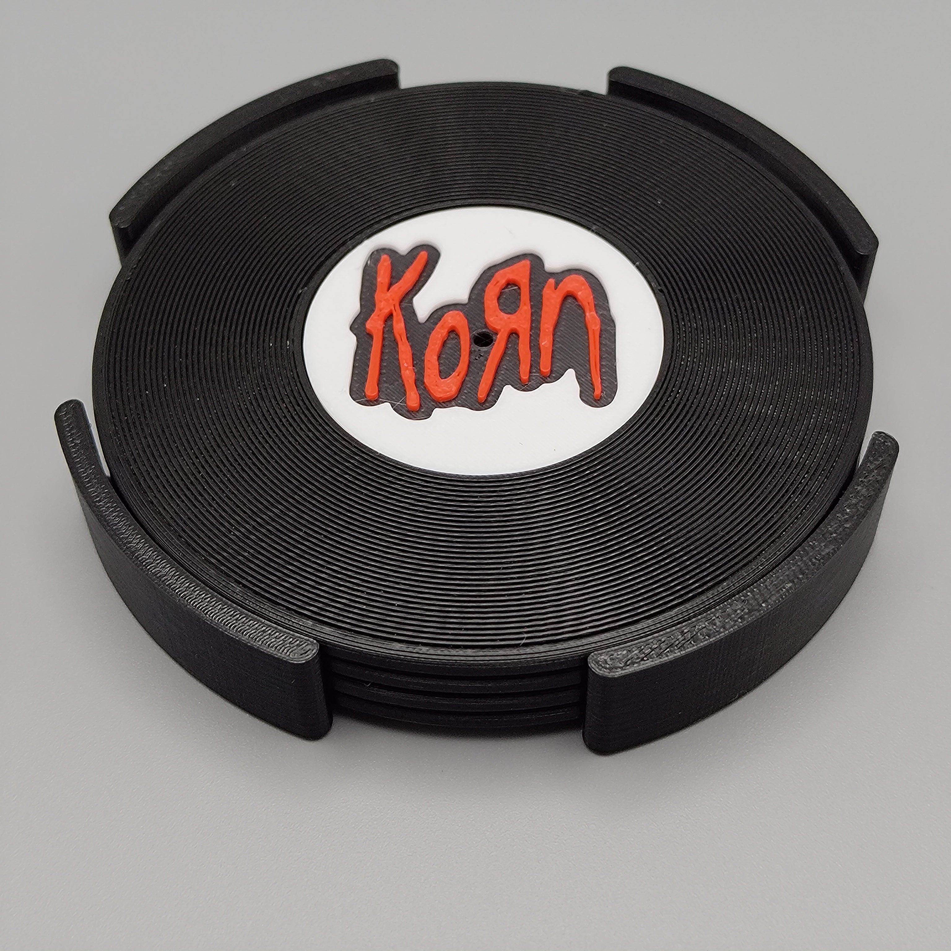 Record Coaster inspired by Korn - Fillywinkel