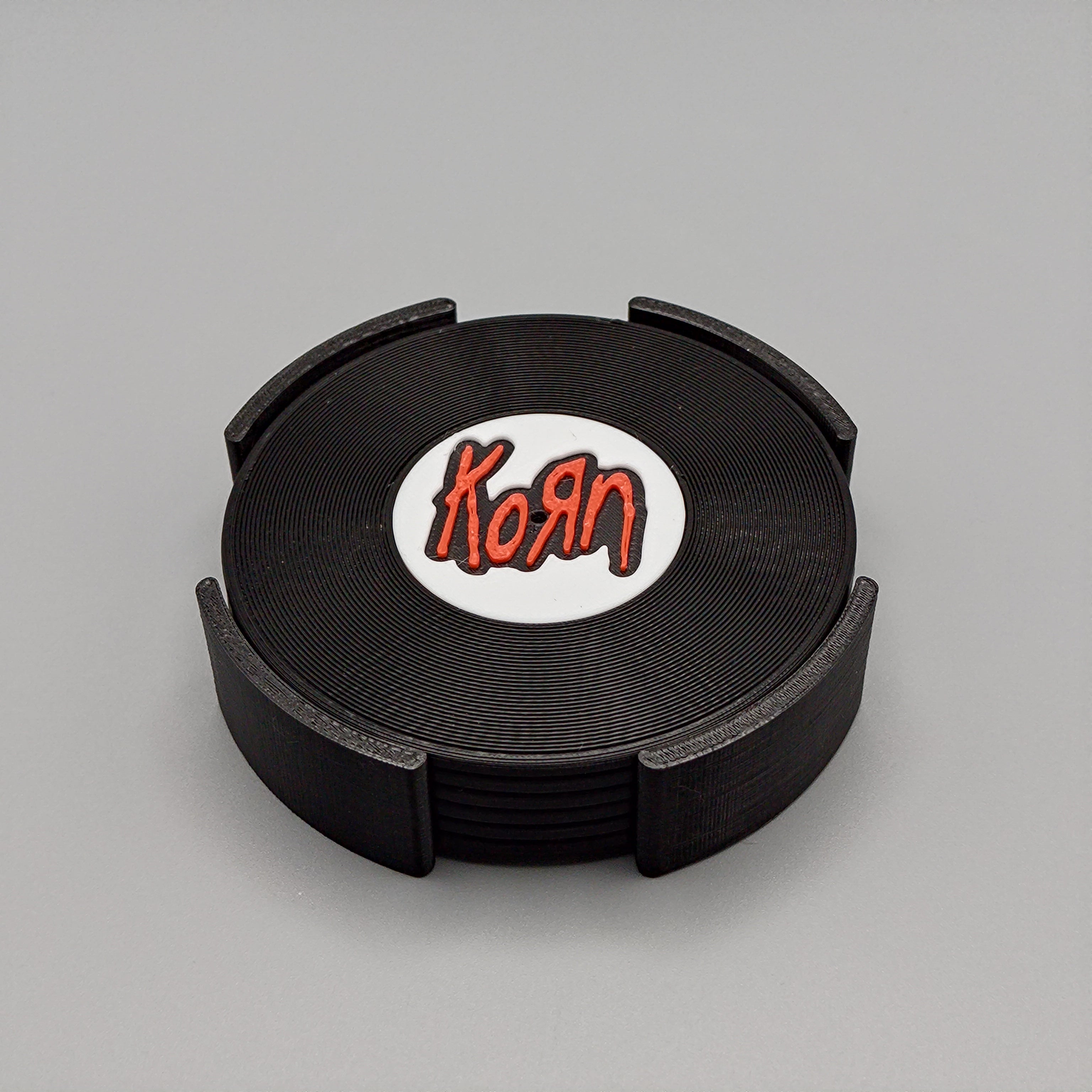 Record Coaster inspired by Korn - Fillywinkel