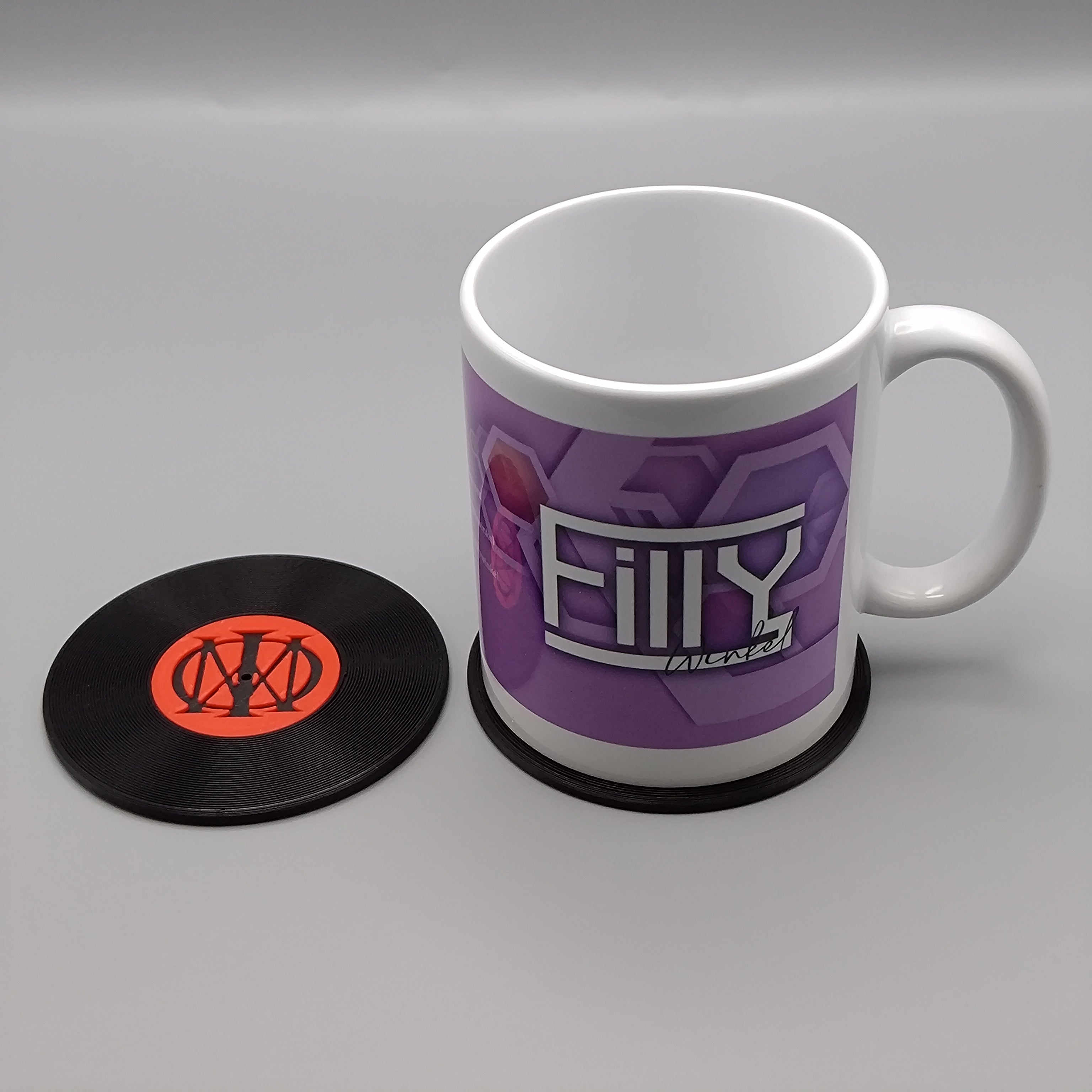 Record Coaster inspired by Dream Theater - Fillywinkel