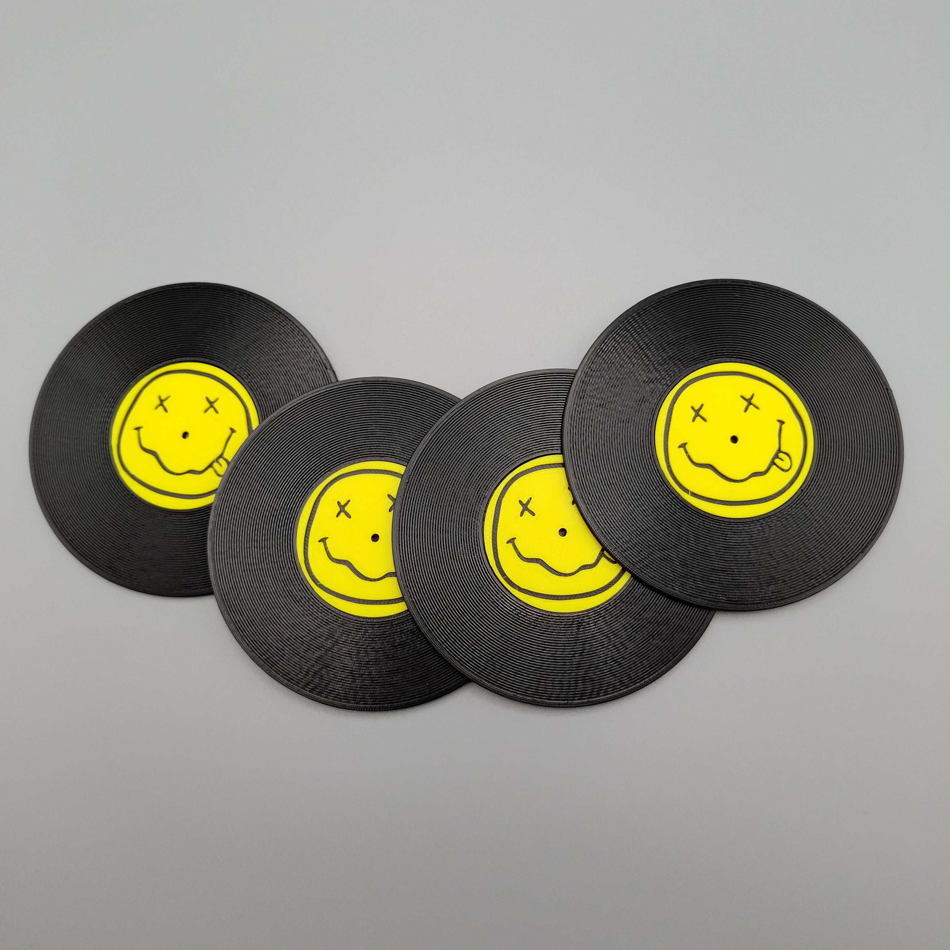 Record Coaster inspired by Nirvana - Fillywinkel