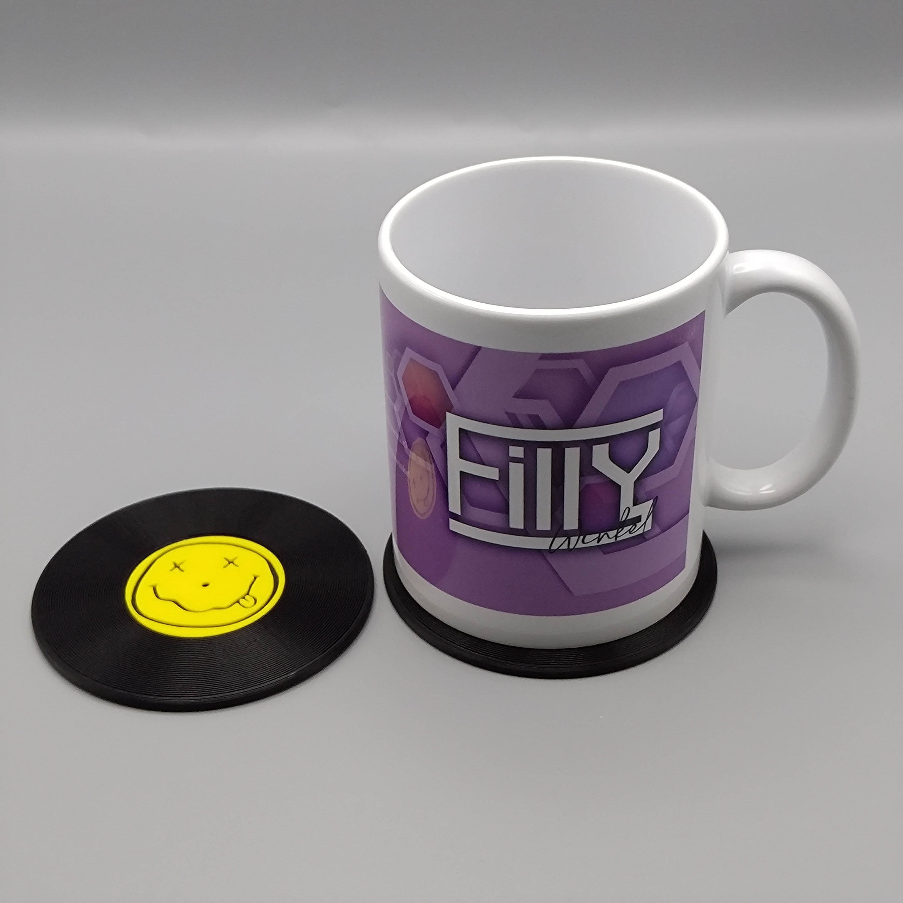 Record Coaster inspired by Nirvana - Fillywinkel
