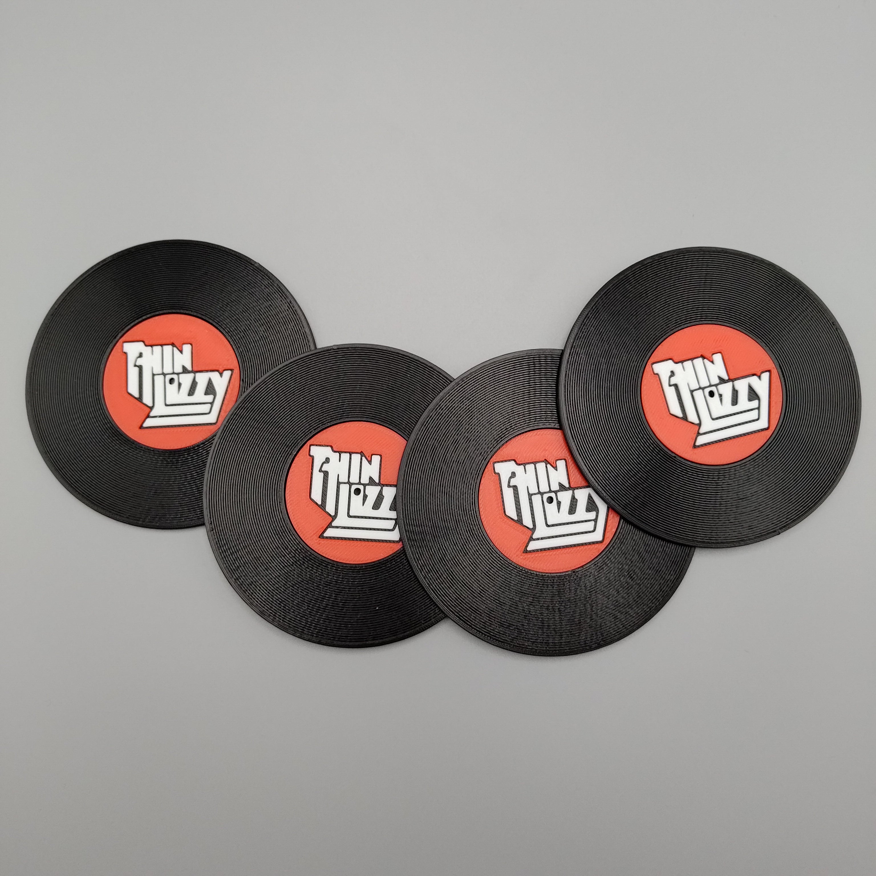 Record Coaster inspired by Thin Lizzy - Fillywinkel