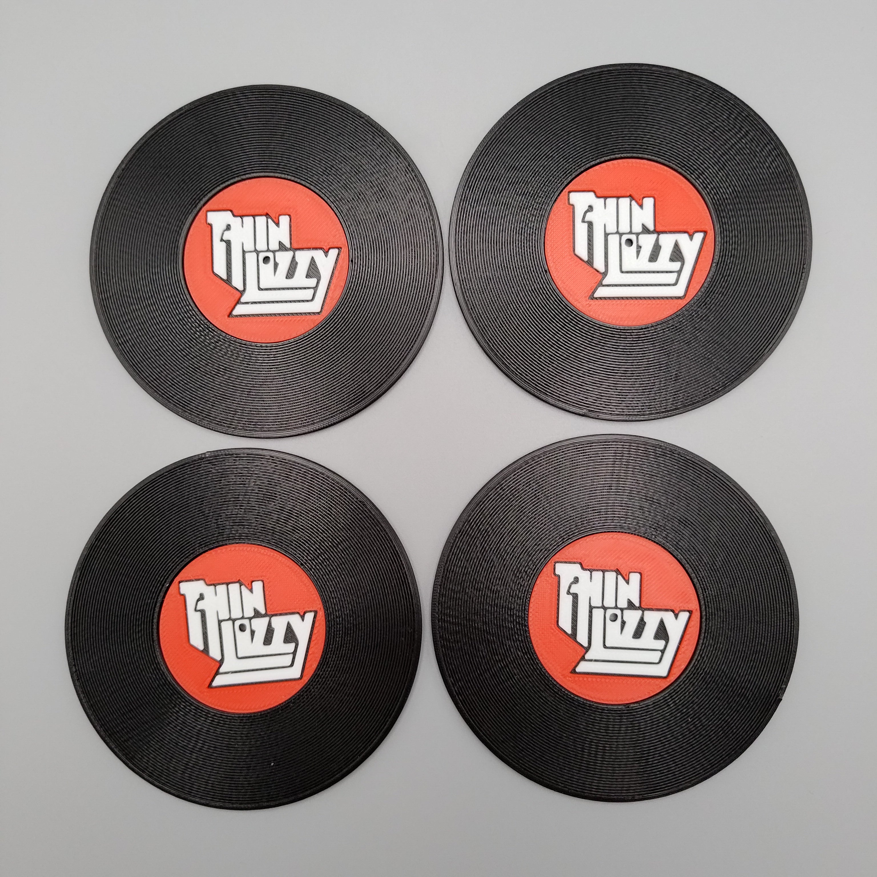 Record Coaster inspired by Thin Lizzy - Fillywinkel