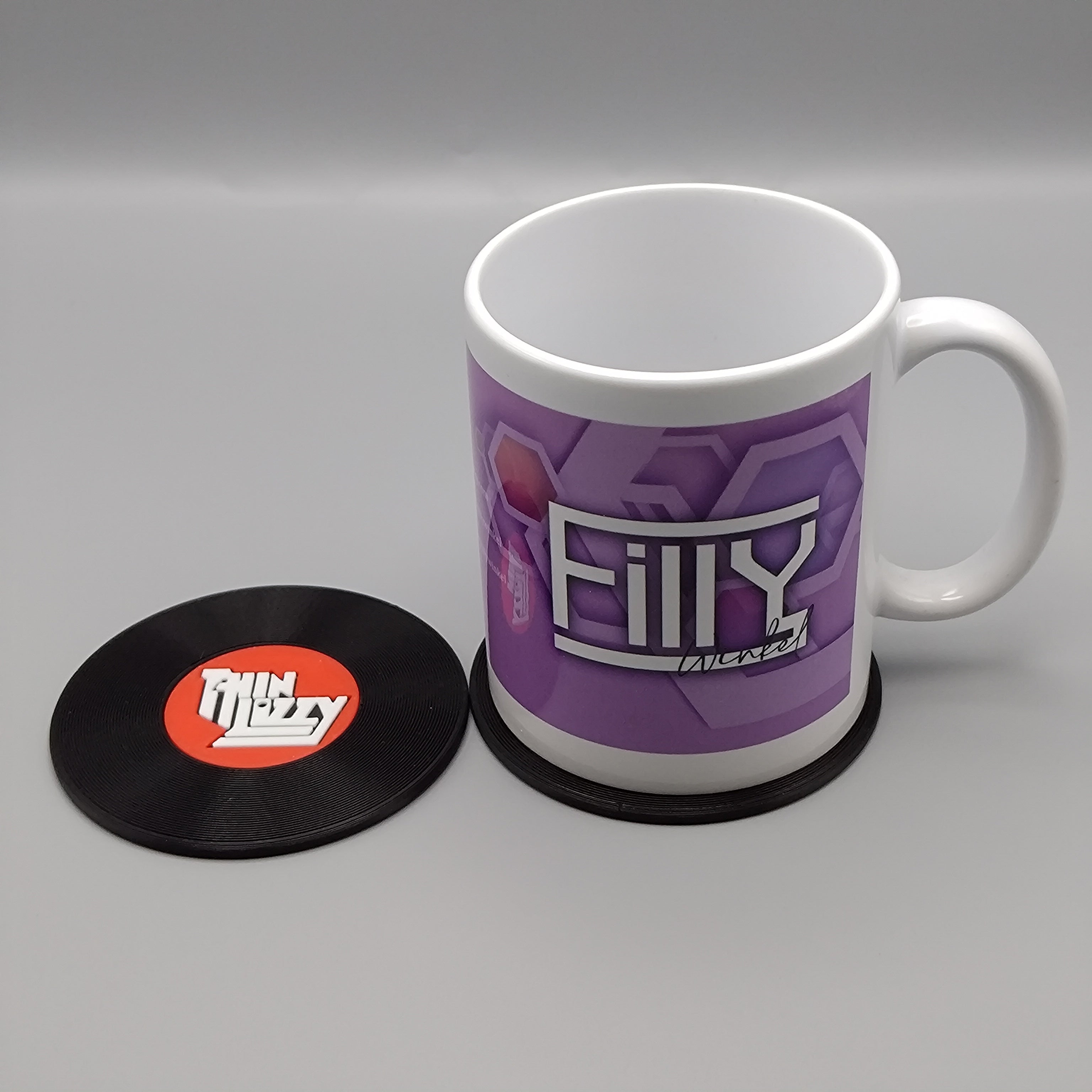 Record Coaster inspired by Thin Lizzy - Fillywinkel