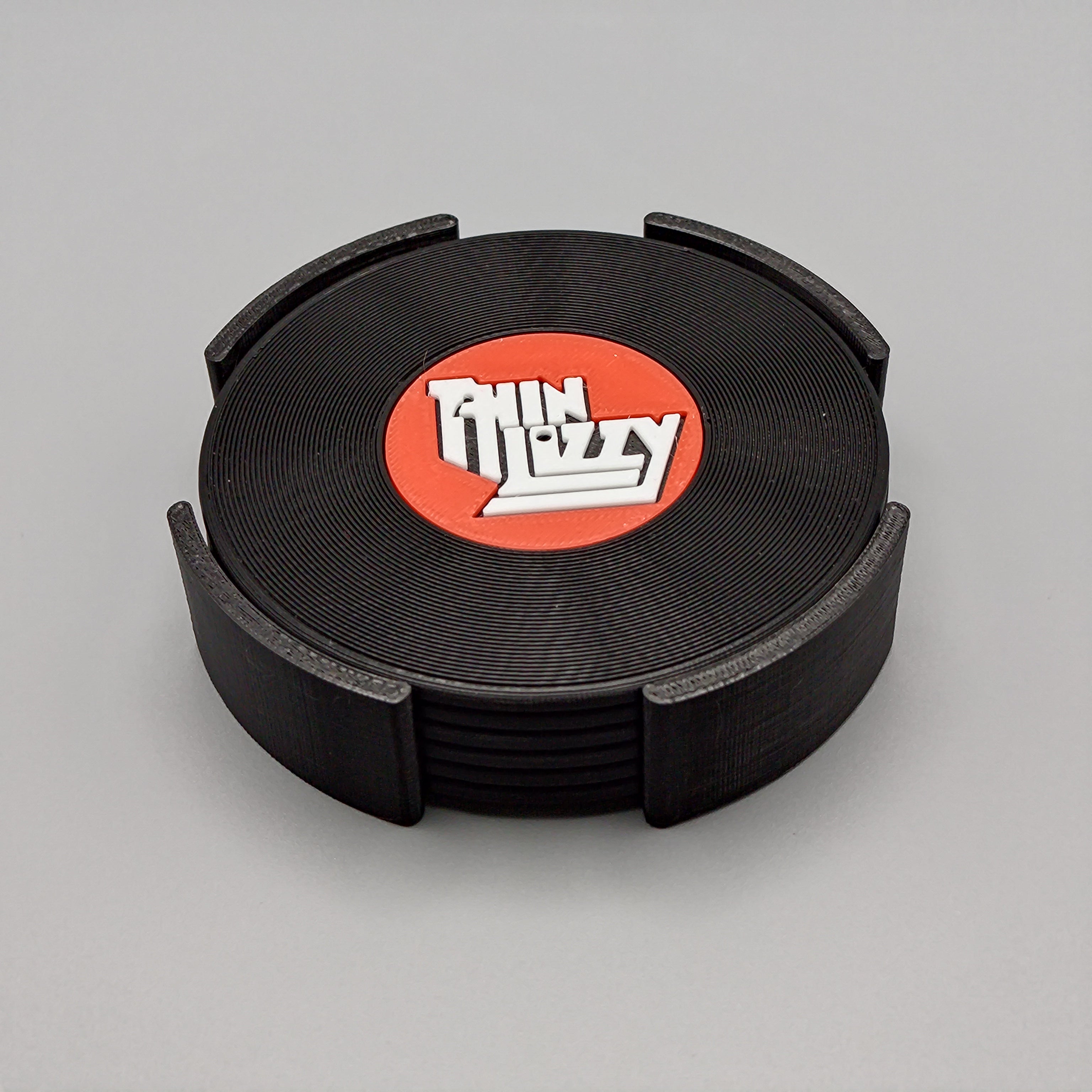 Record Coaster inspired by Thin Lizzy - Fillywinkel