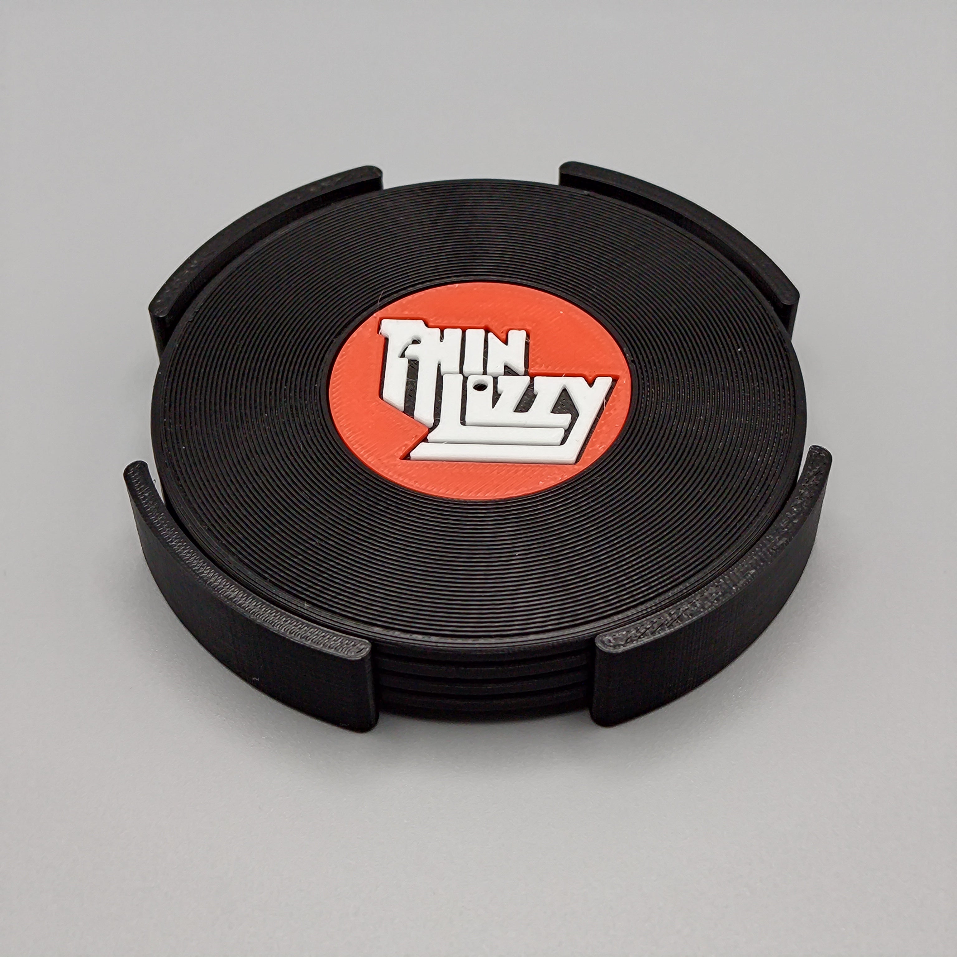 Record Coaster inspired by Thin Lizzy - Fillywinkel