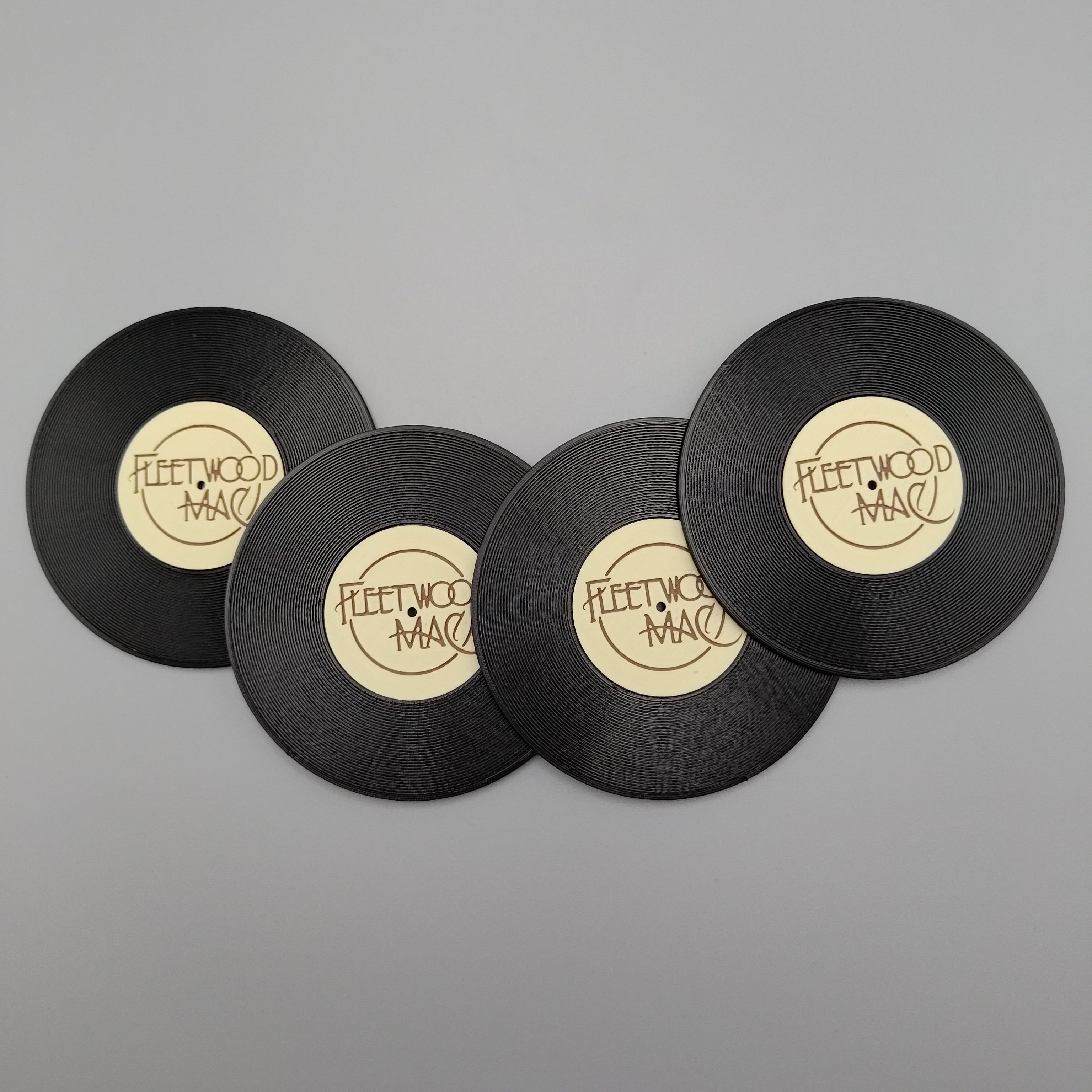 Record Coaster inspired by Fleetwood Mac - Fillywinkel