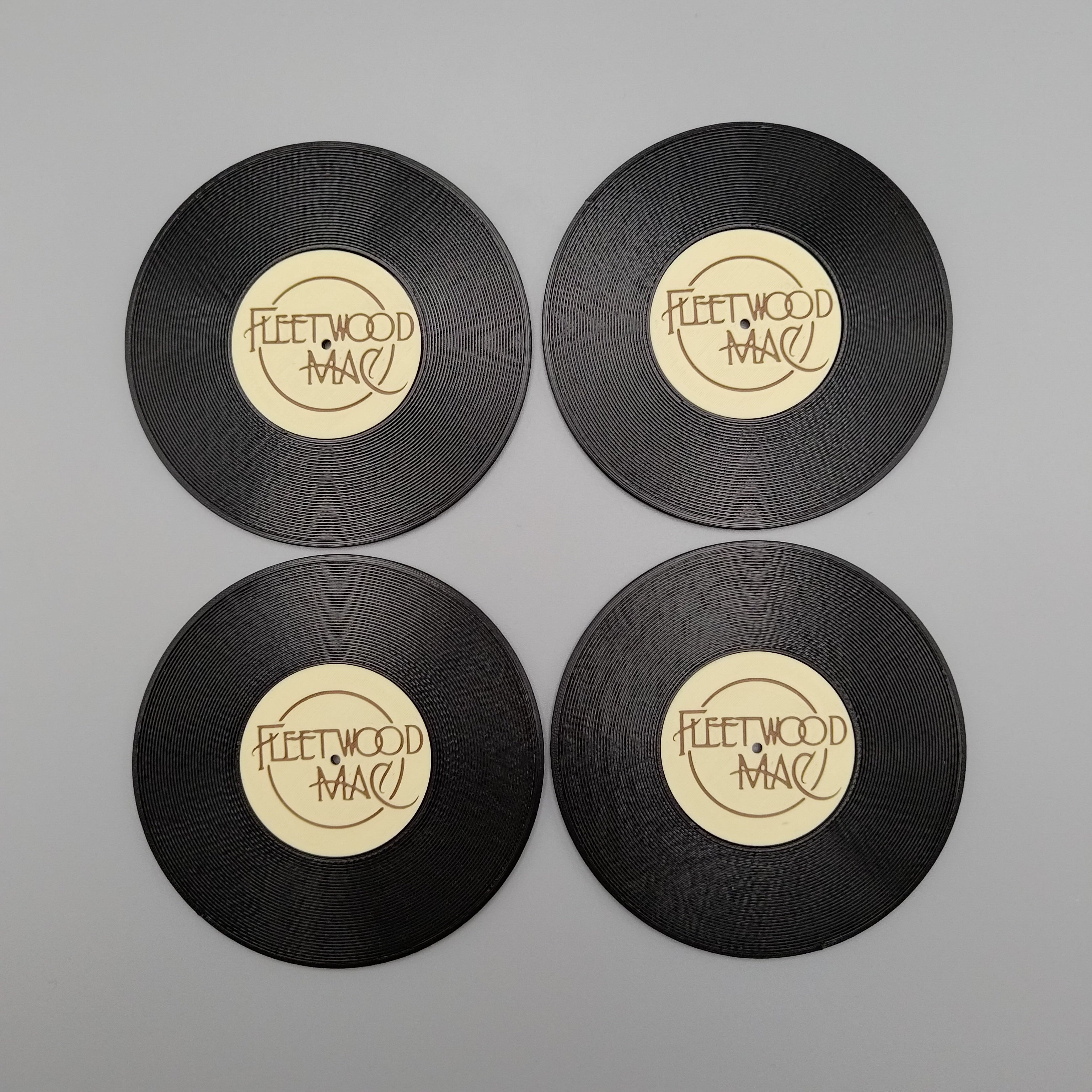 Record Coaster inspired by Fleetwood Mac - Fillywinkel
