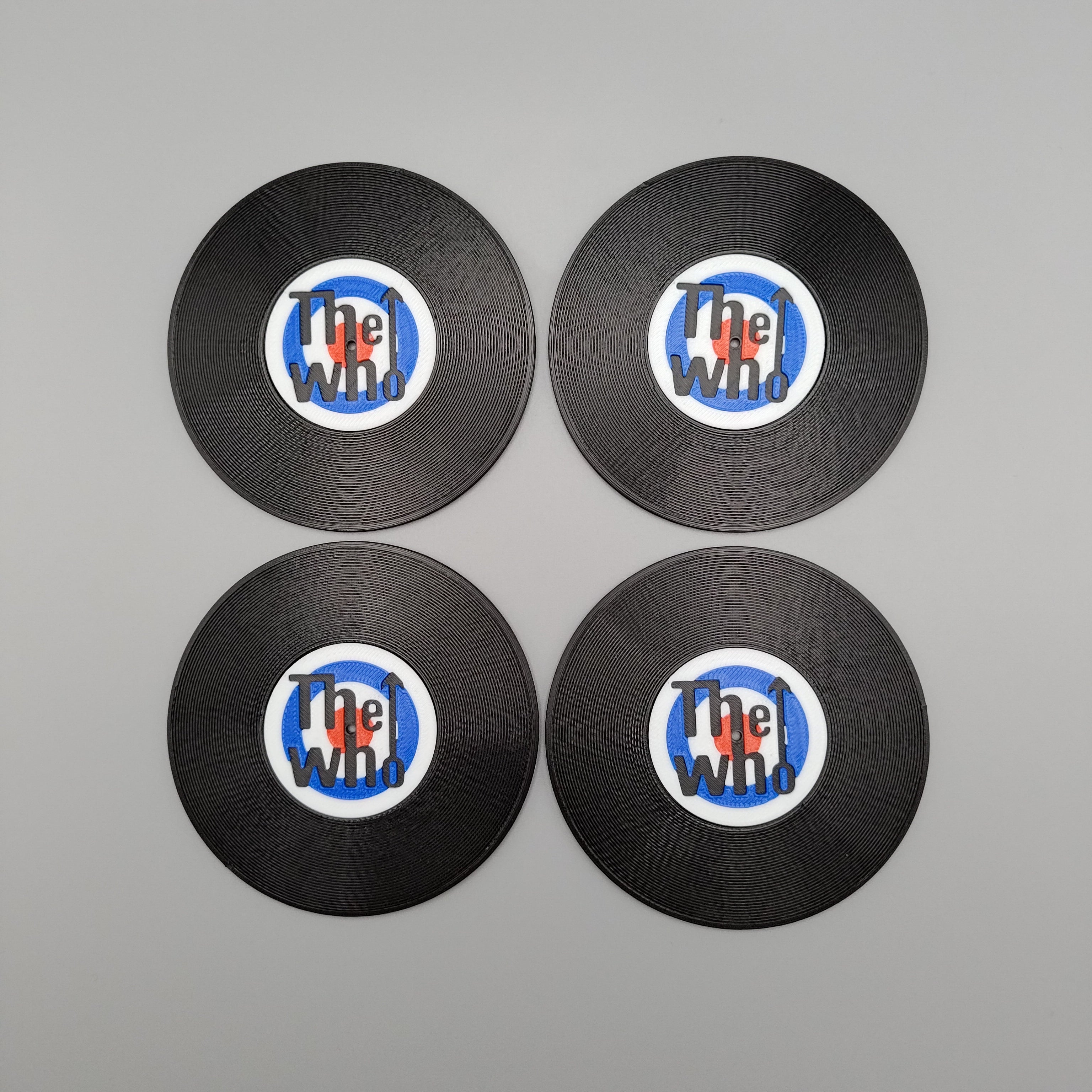 Record Coaster inspired by The Who - Fillywinkel