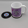 Record Coaster inspired by The Who - Fillywinkel