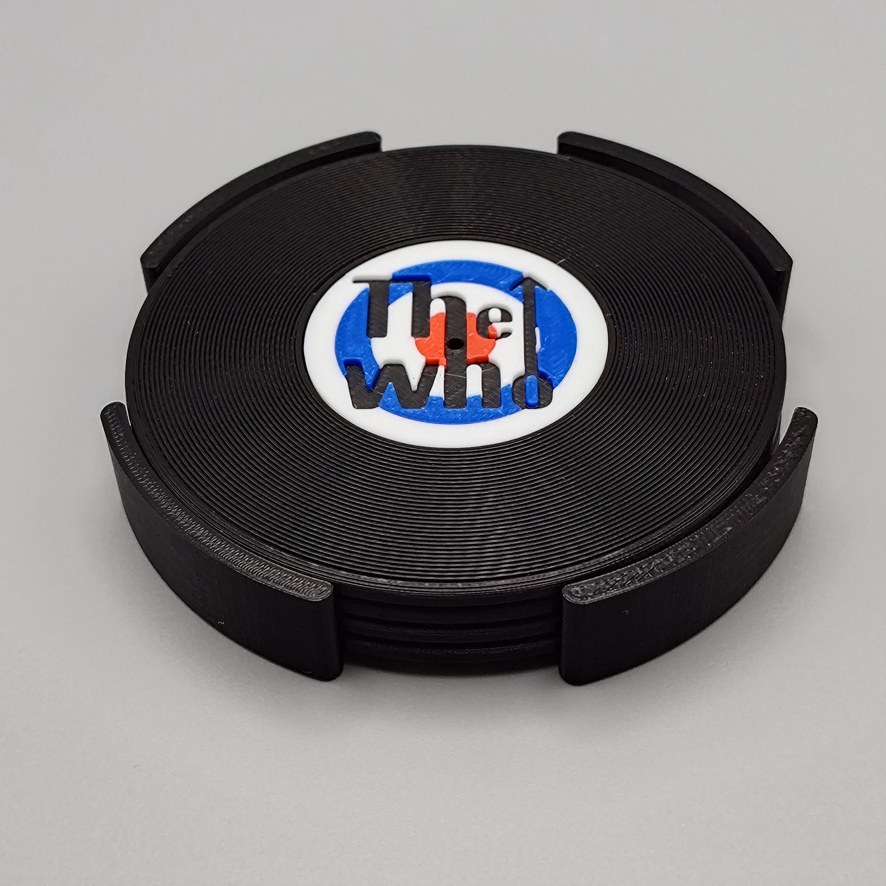 Record Coaster inspired by The Who - Fillywinkel