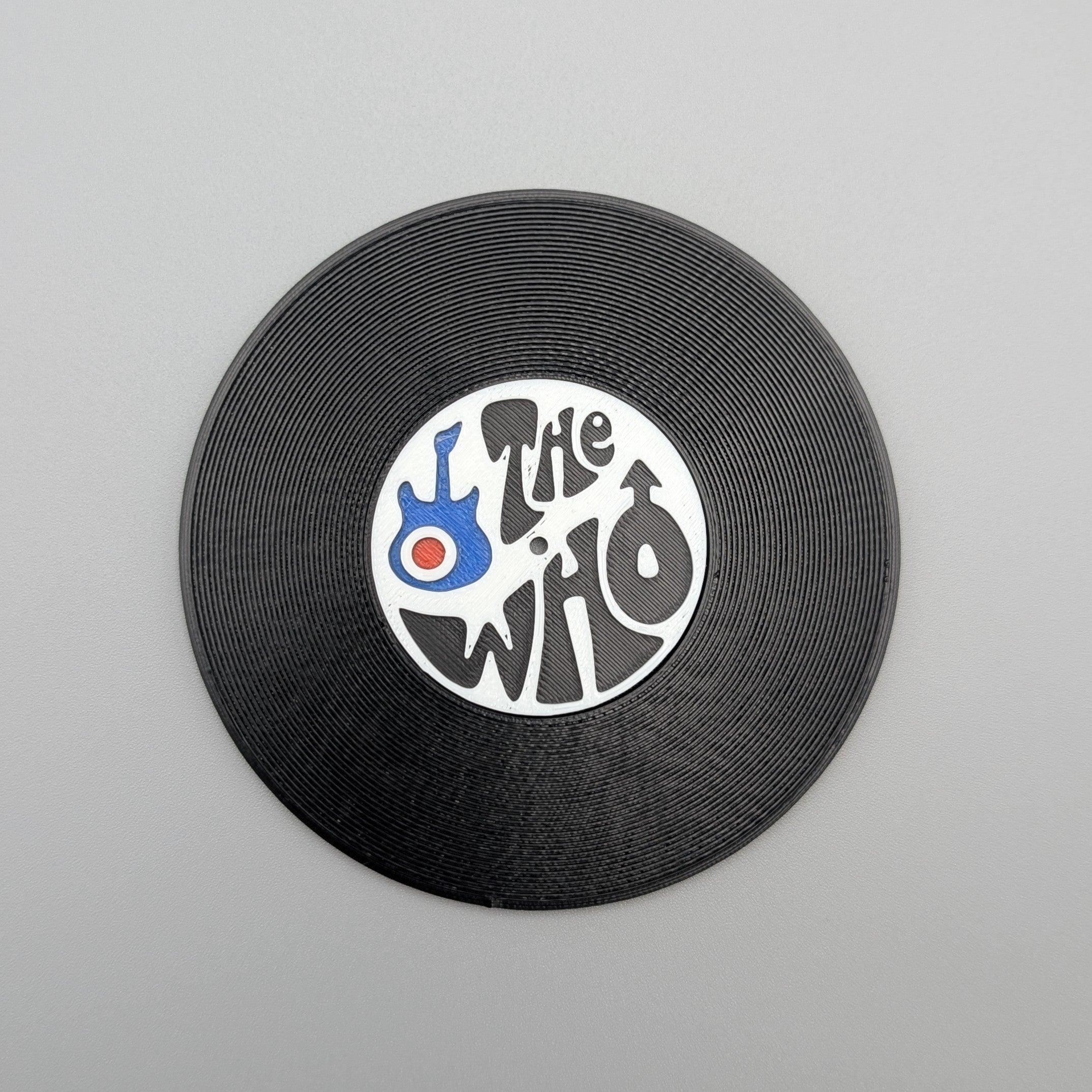 Record Coaster inspired by The Who - Fillywinkel
