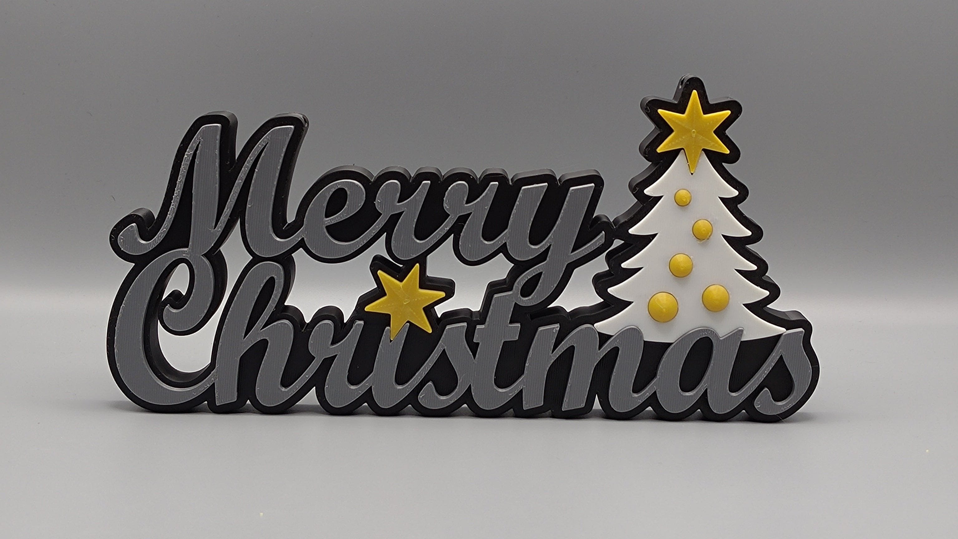Merry Christmas Sign - Fillywinkel