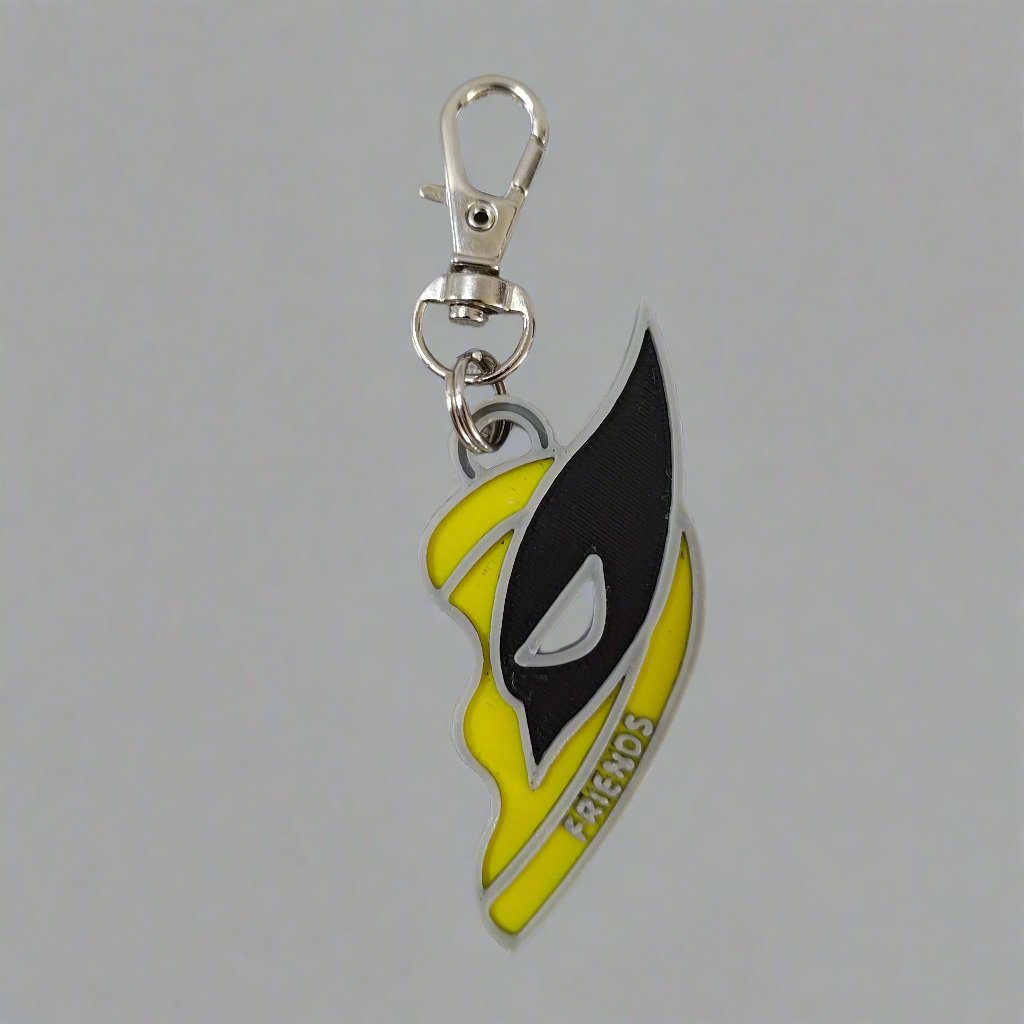 Keychain inspired by Deadpool and Wolverine - Fillywinkel