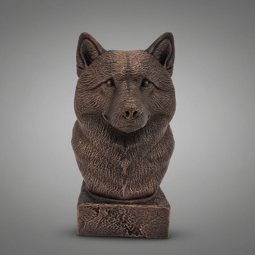 3D Printed Alaskan Malamute Bust