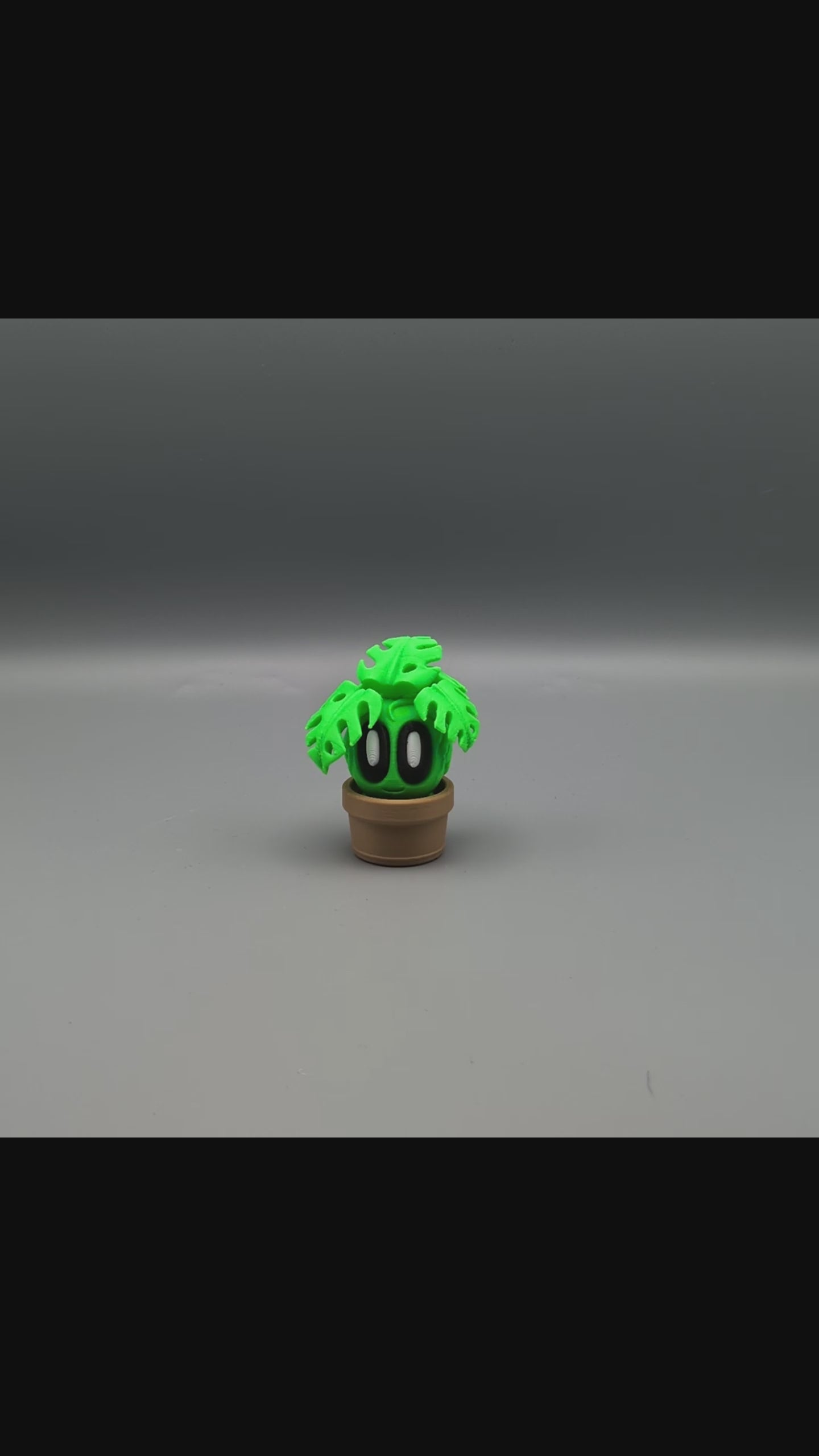 Desk Buddy plant desk decor with interchangeable pots in workspace setup