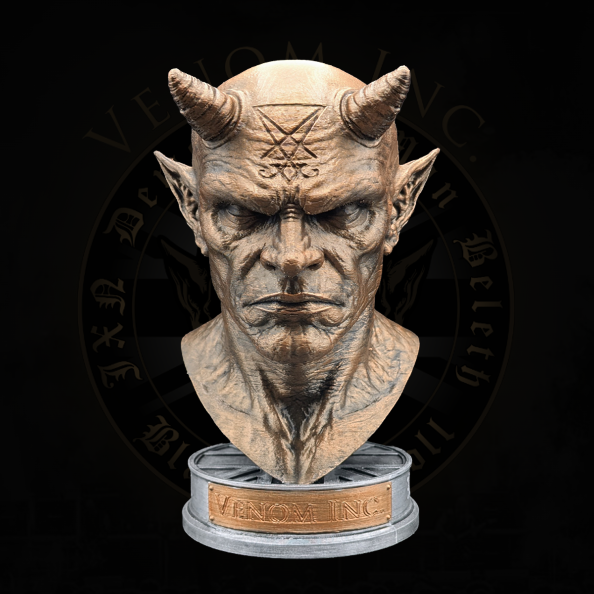 Official Venom Inc. Mascot Bust hero view hand-painted collectible